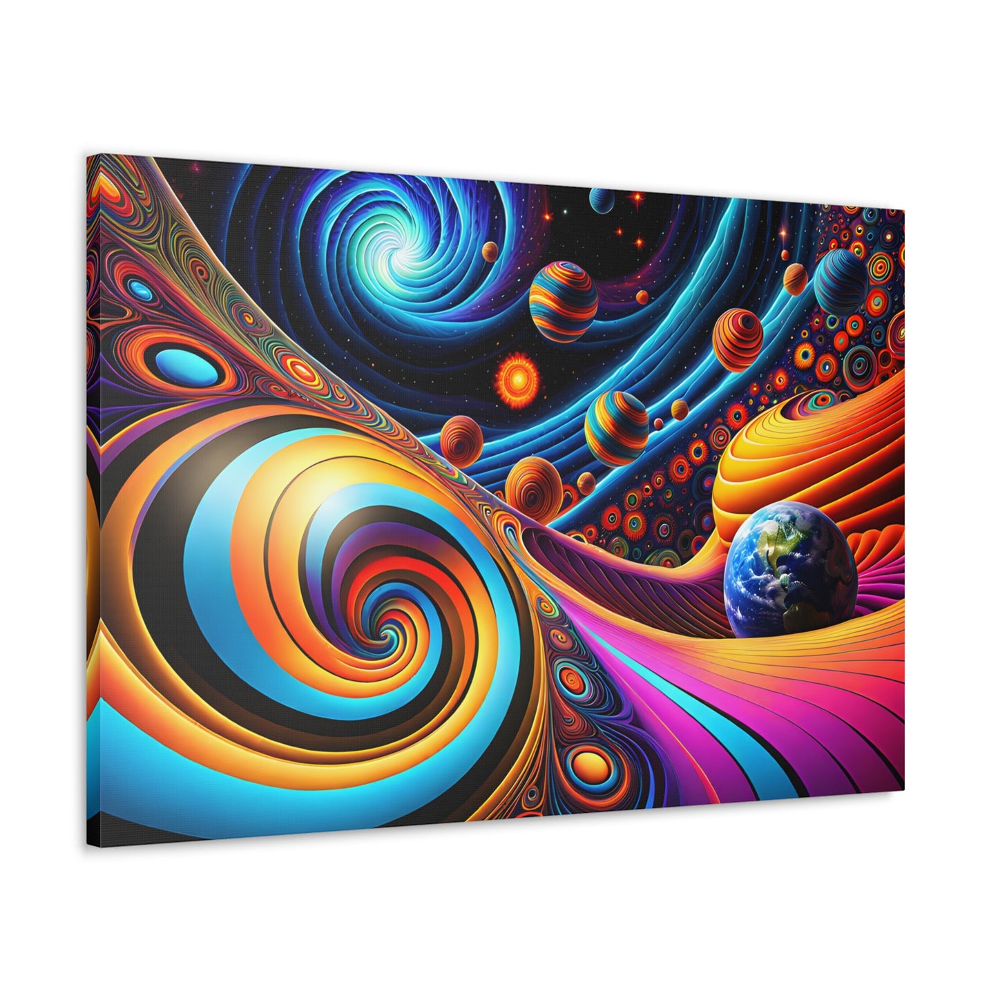 Cosmic Carousel: Psychedelic Wall Décor