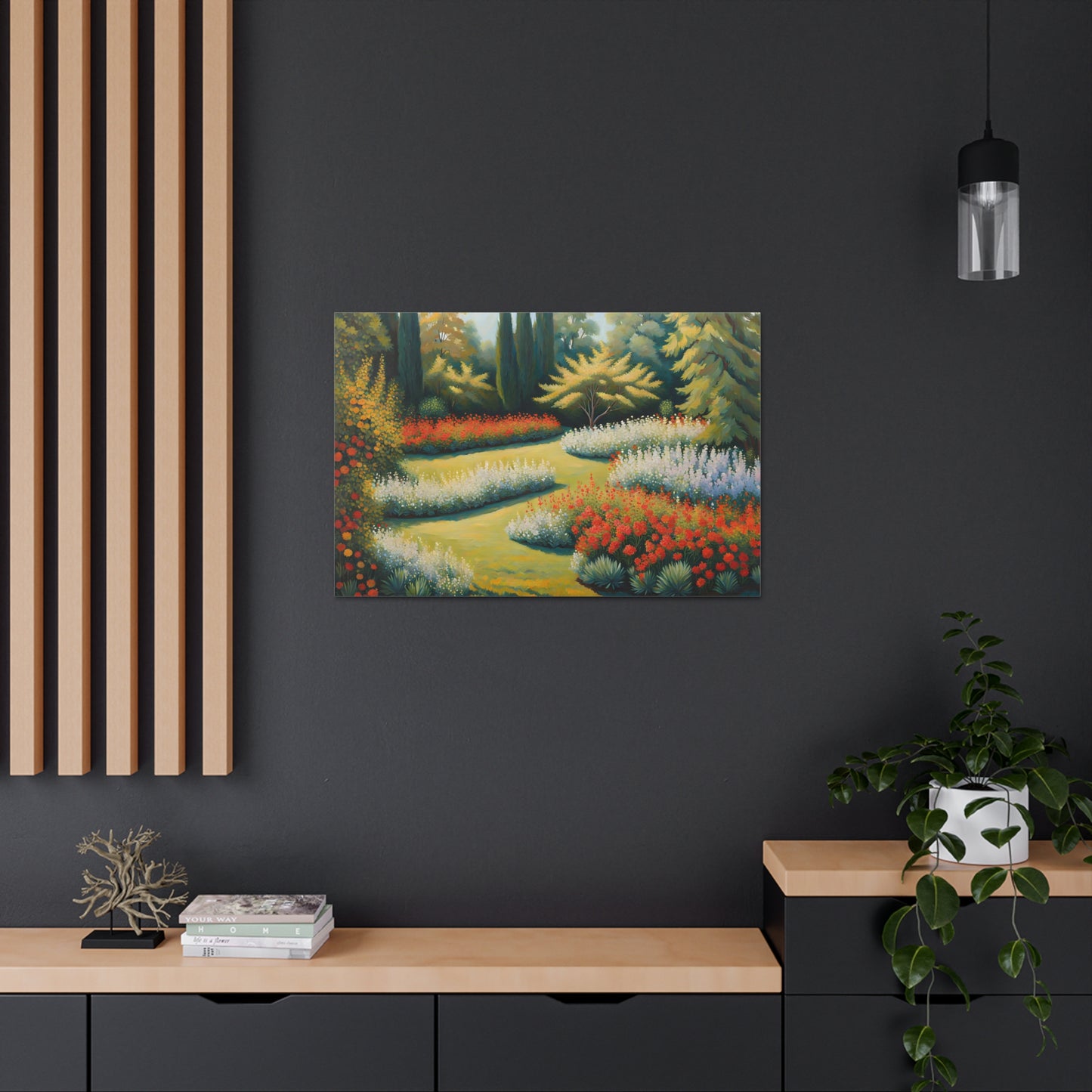 Serenity Path: Classic Oil Painting Wall Décor