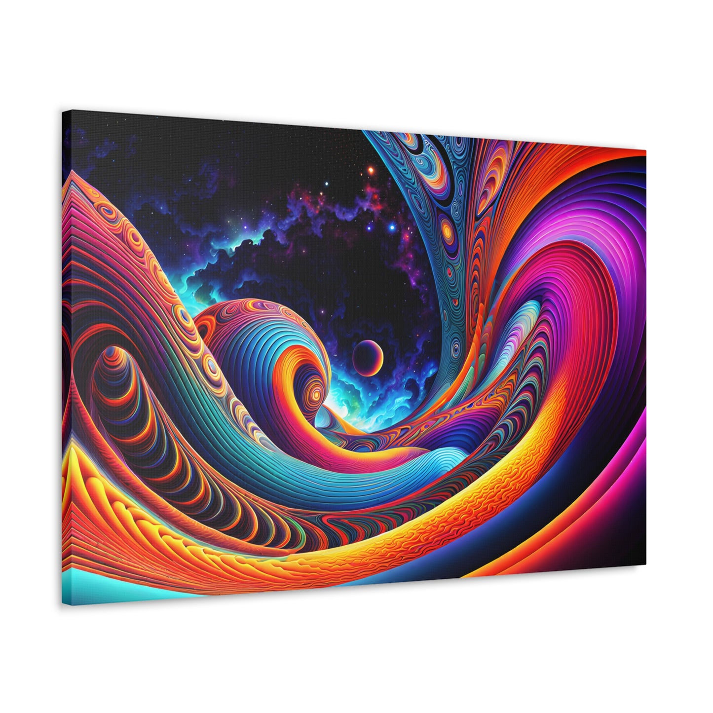 Galactic Groove: Psychedelic Wall Décor