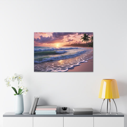 Tropical Sunset: Beach Wall Décor