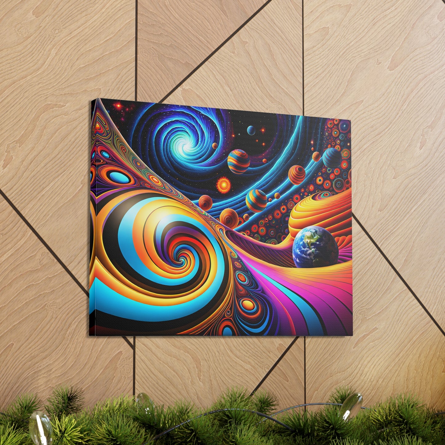 Cosmic Carousel: Psychedelic Wall Décor