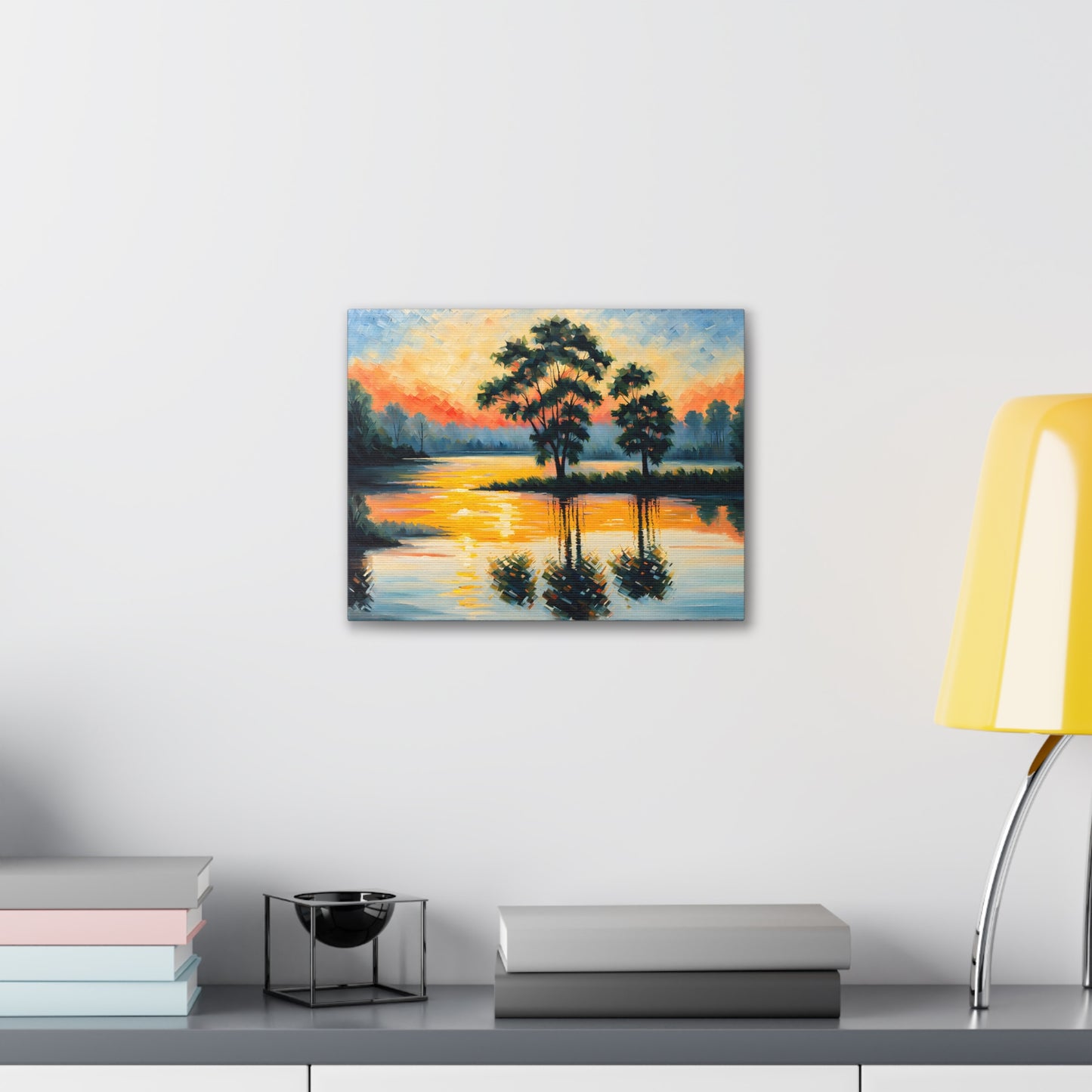 Coastal Meadows: Classic Oil Painting Wall Décor