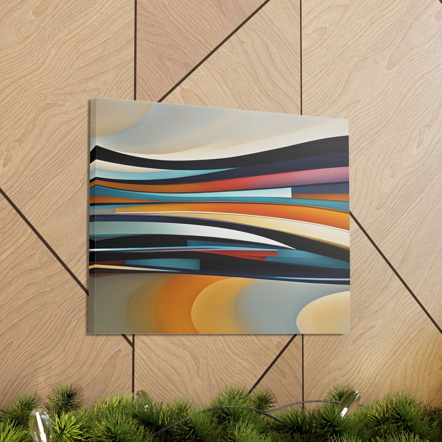 Celestial Tides: Abstract Wall Décor