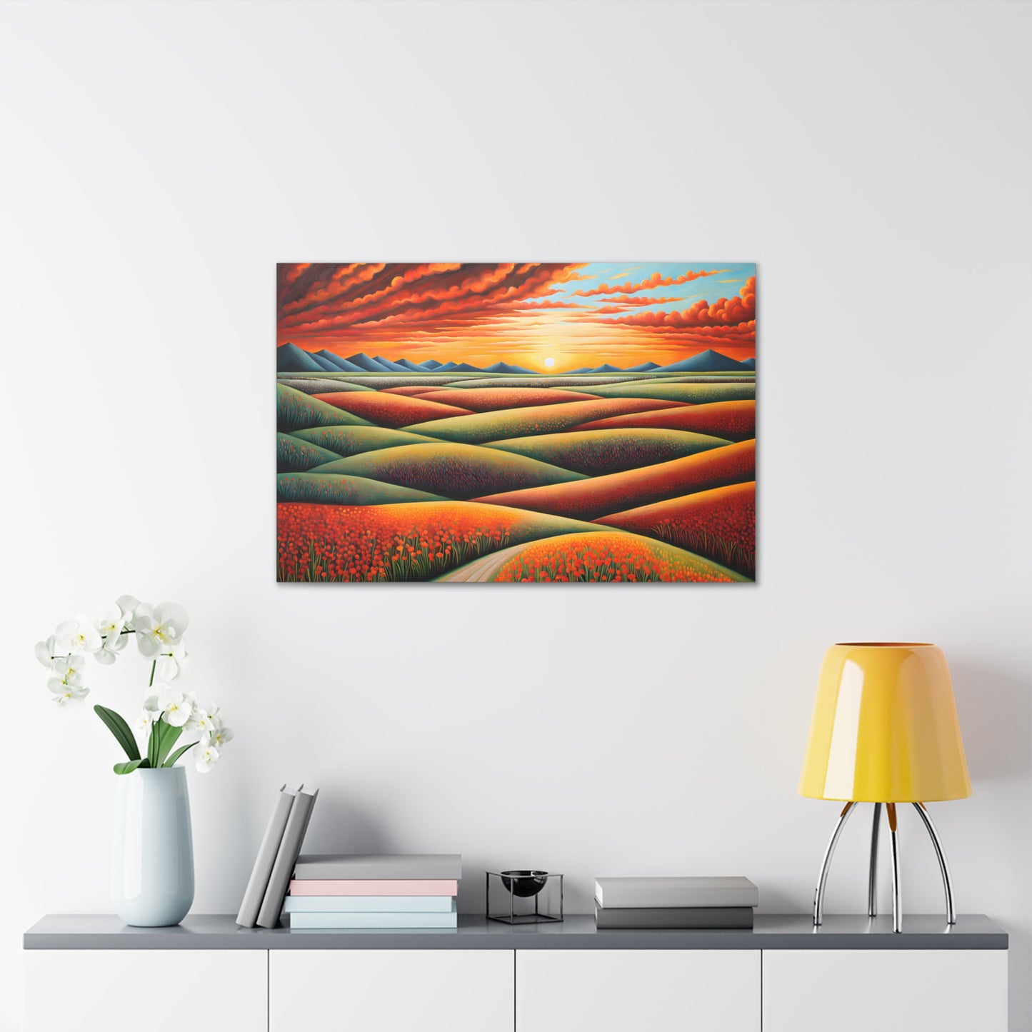 Peaceful Haven: Classic Oil Painting Wall Décor