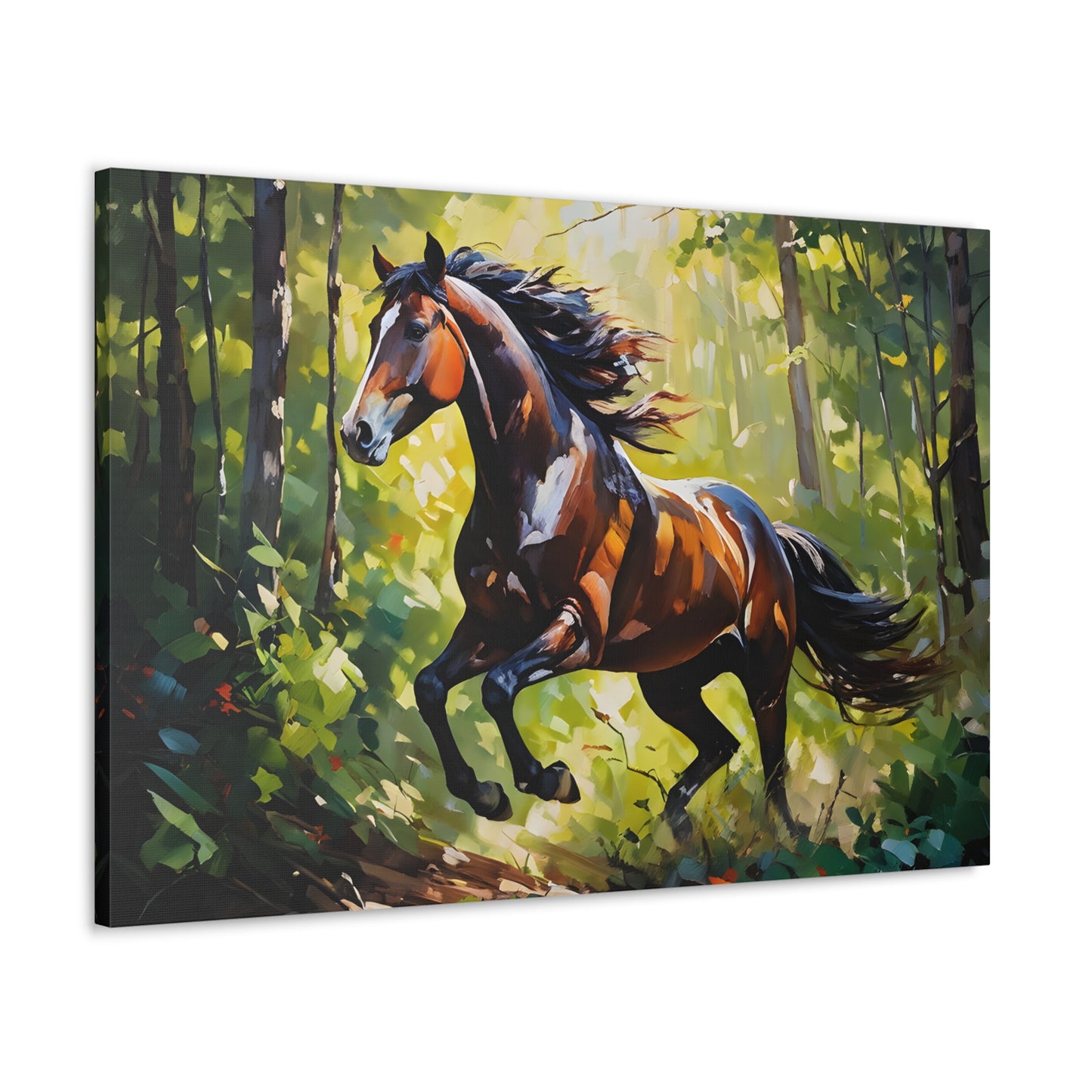 Mountain Serenity: Classic Oil Painting Wall Décor