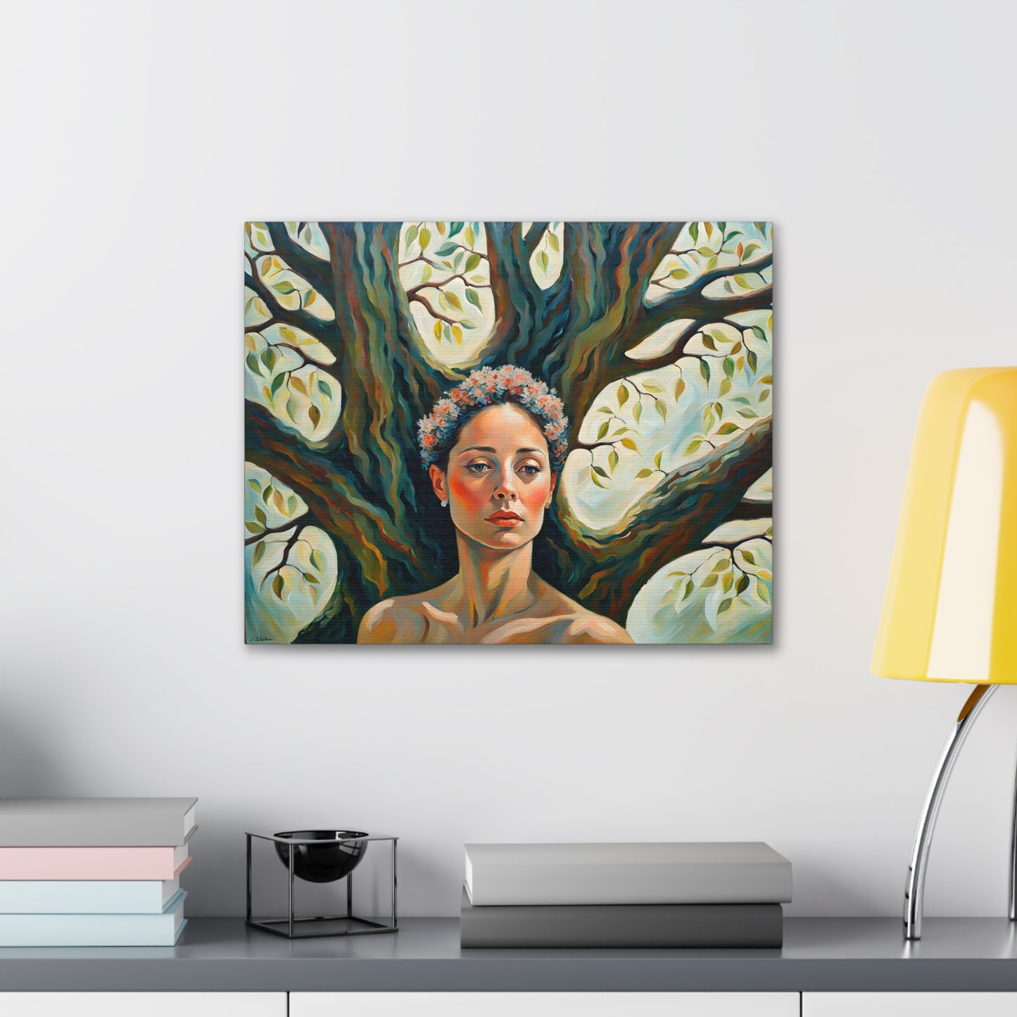 Ethereal Glow: Classic Oil Painting Wall Décor