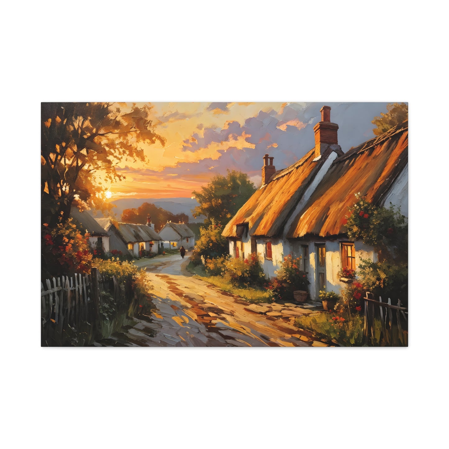 Morning Mist: Classic Oil Painting Wall Décor