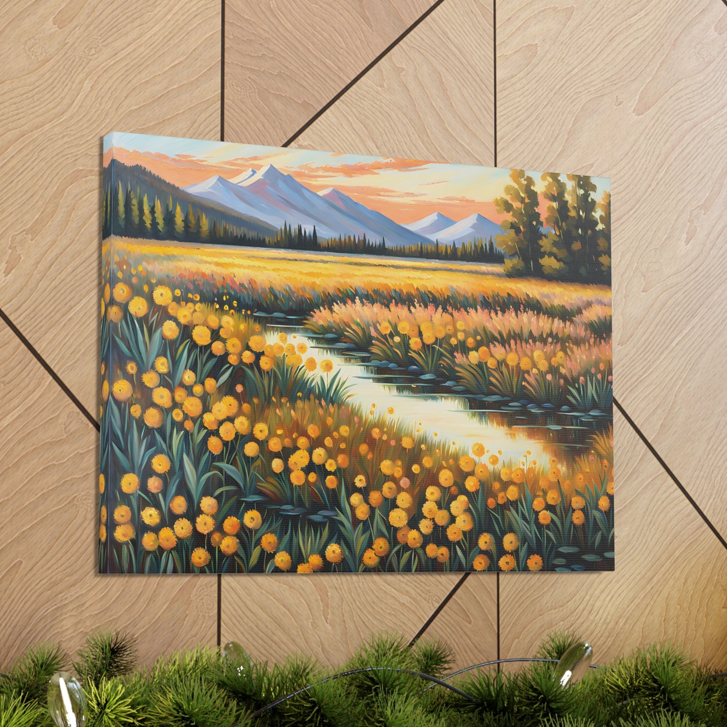 Willow Breeze: Classic Oil Painting Wall Décor