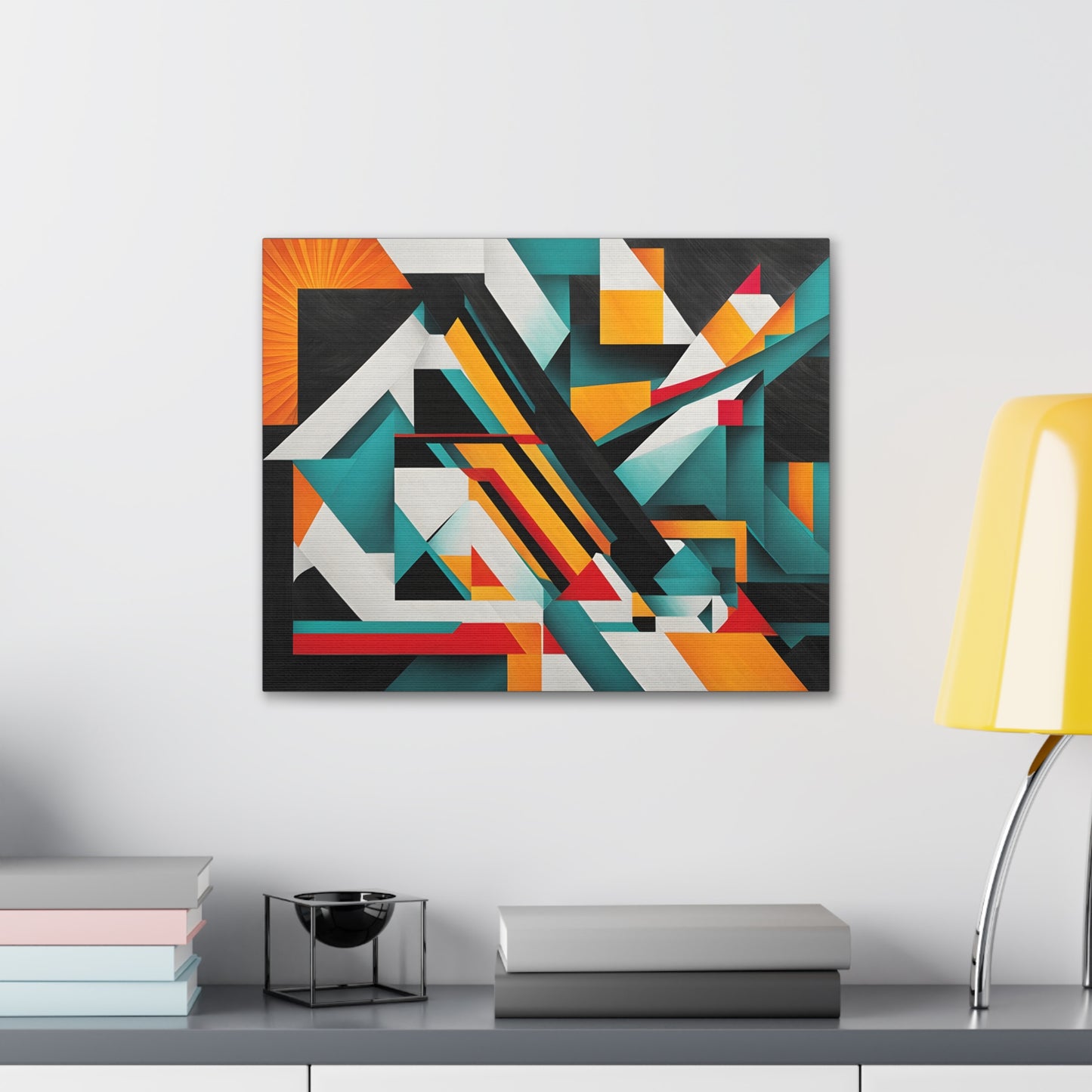 Crystal Pathways: Abstract Wall Décor