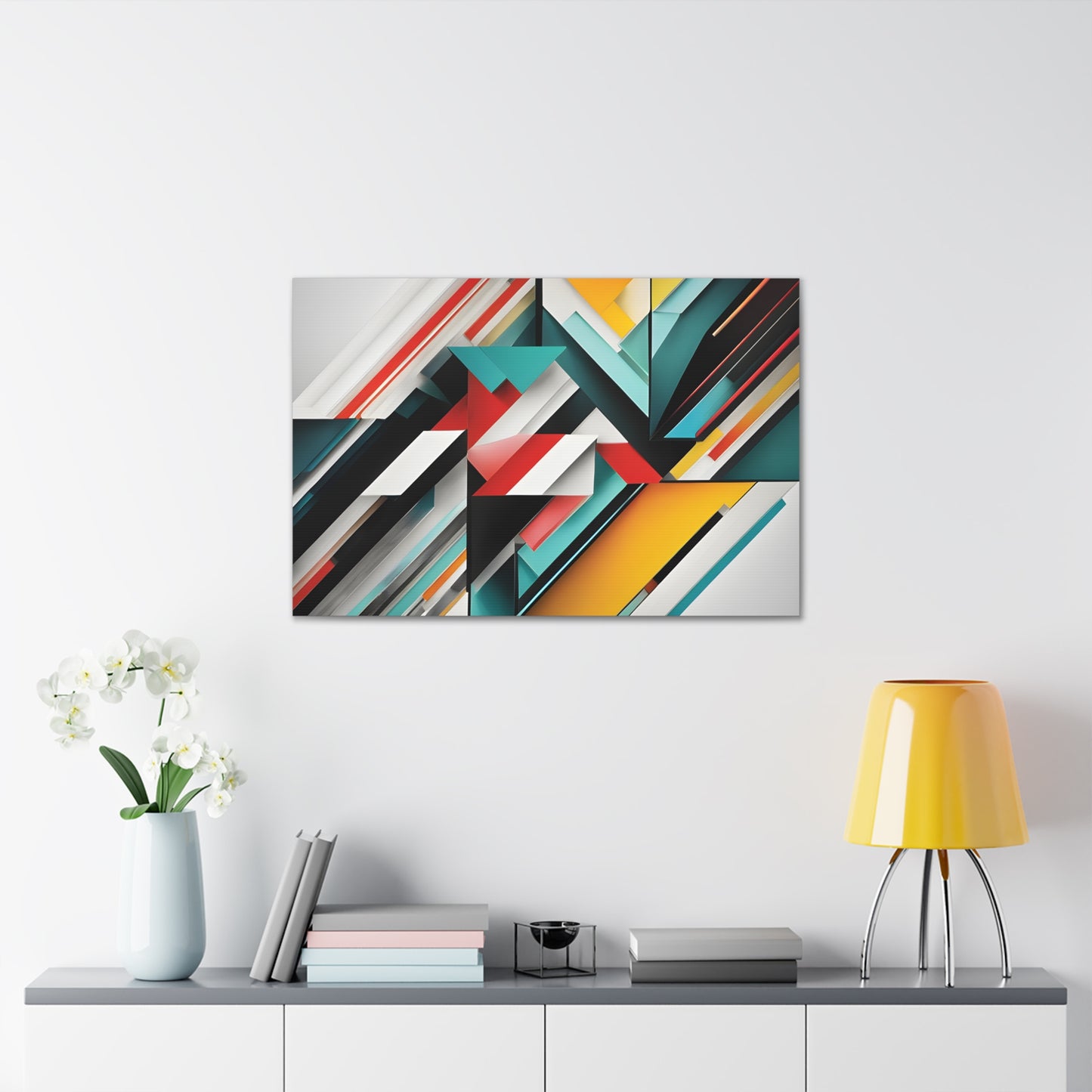 Serene Streams: Abstract Wall Décor