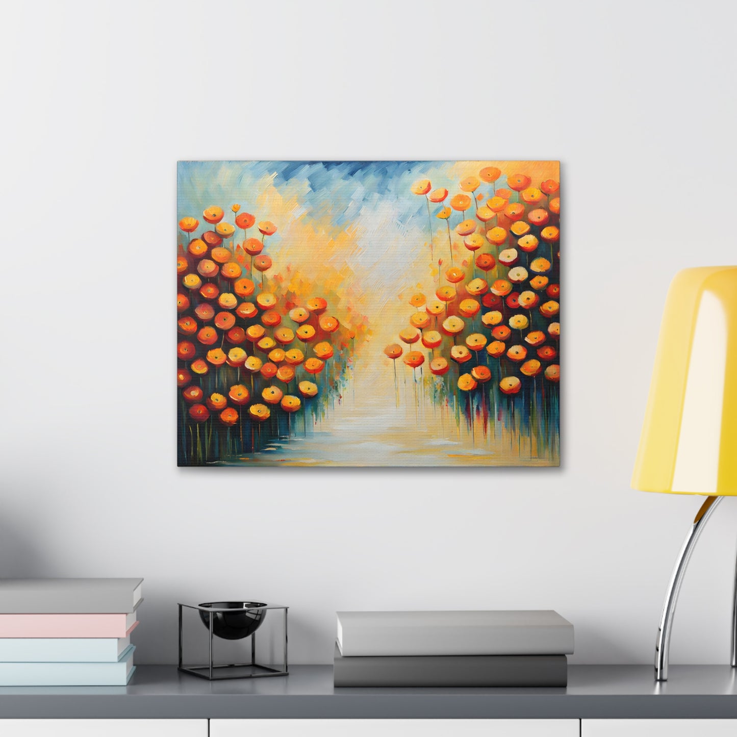 Whispering Garden: Classic Oil Painting Wall Décor