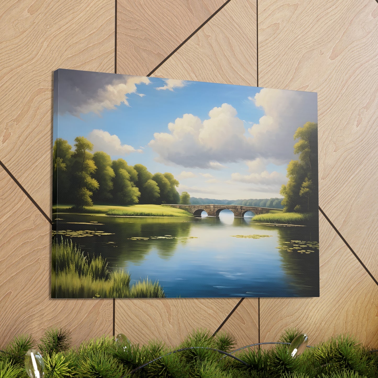 Gentle Horizon: Classic Oil Painting Wall Décor