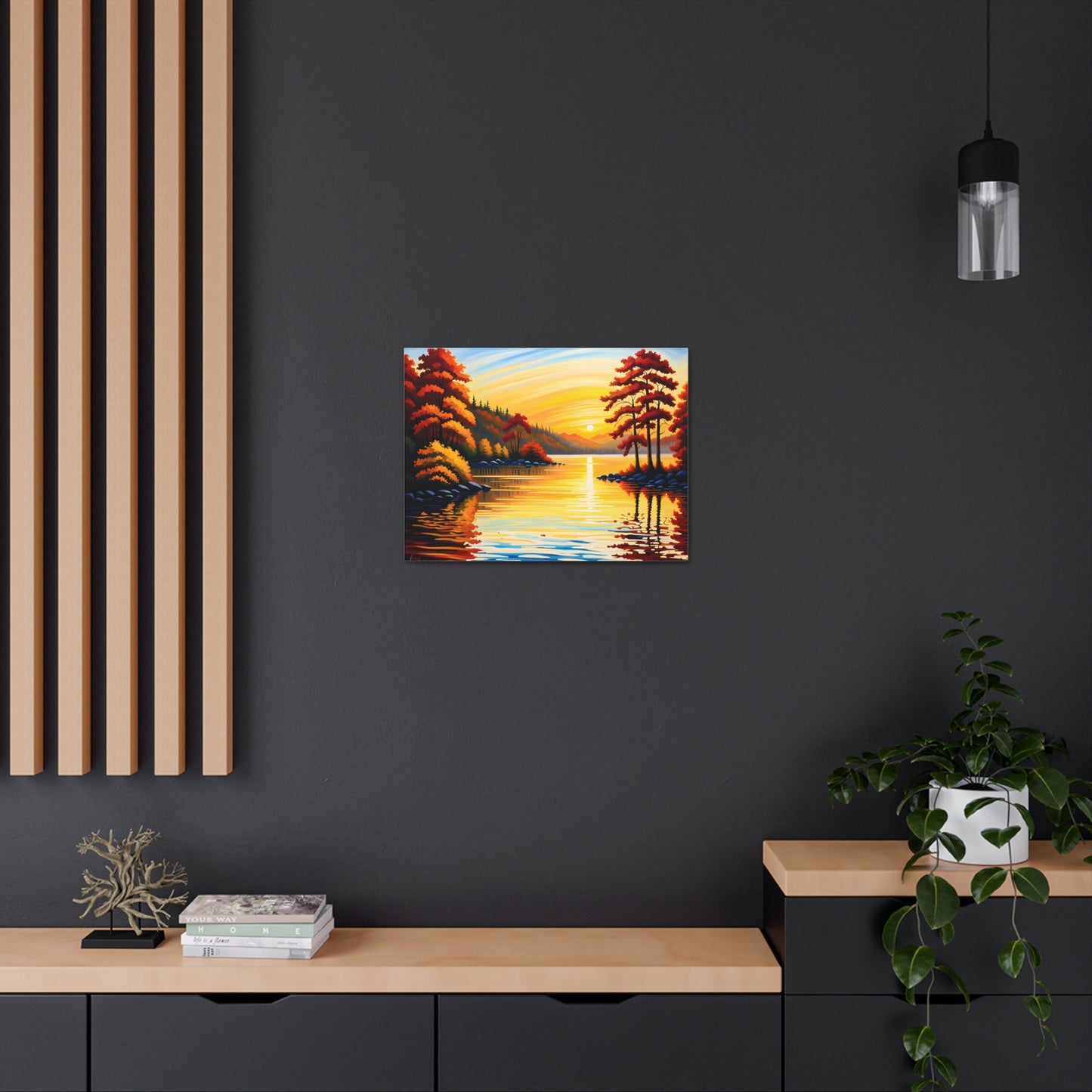 Coastal Dawn: Classic Oil Painting Wall Décor