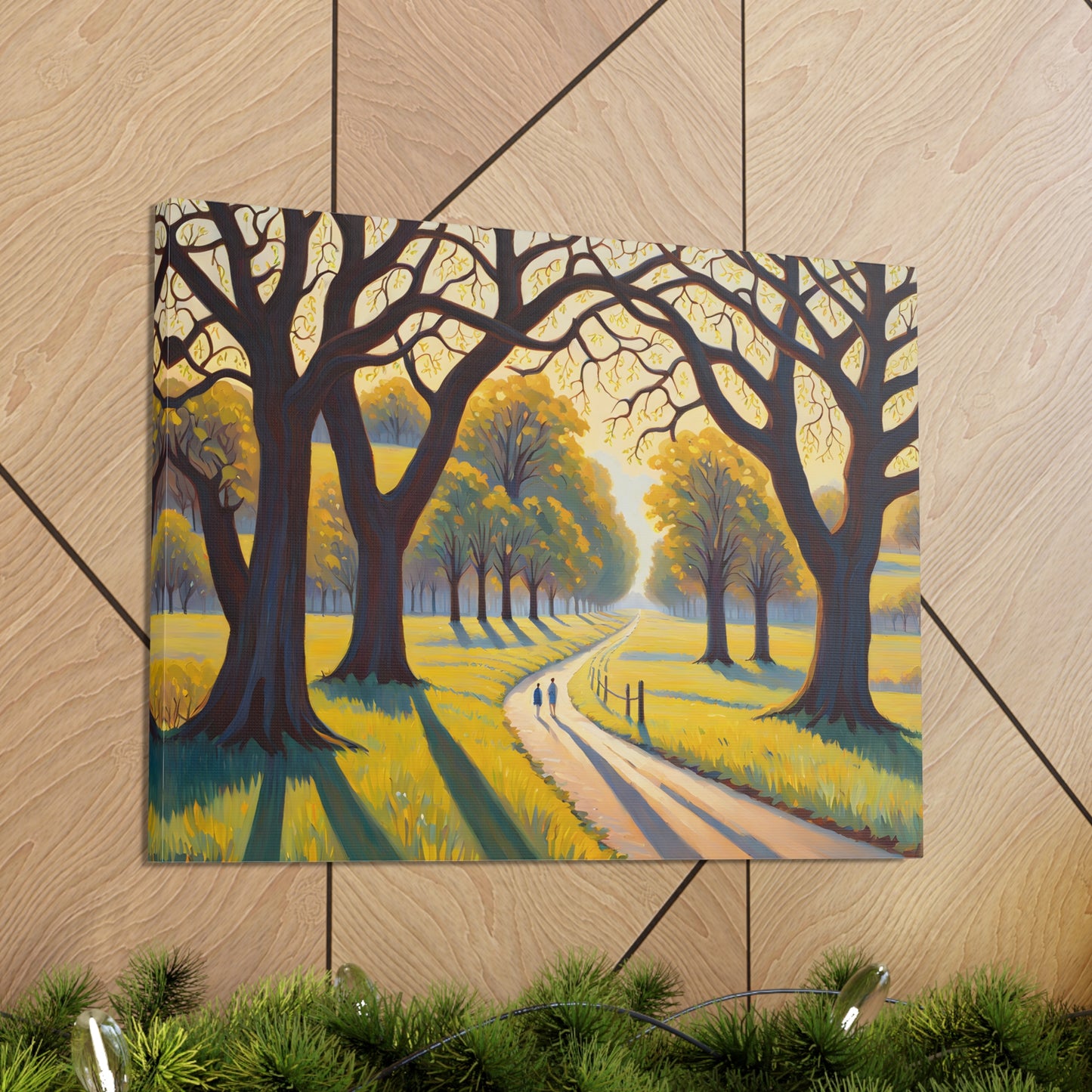 Forest Pathway: Classic Oil Painting Wall Décor