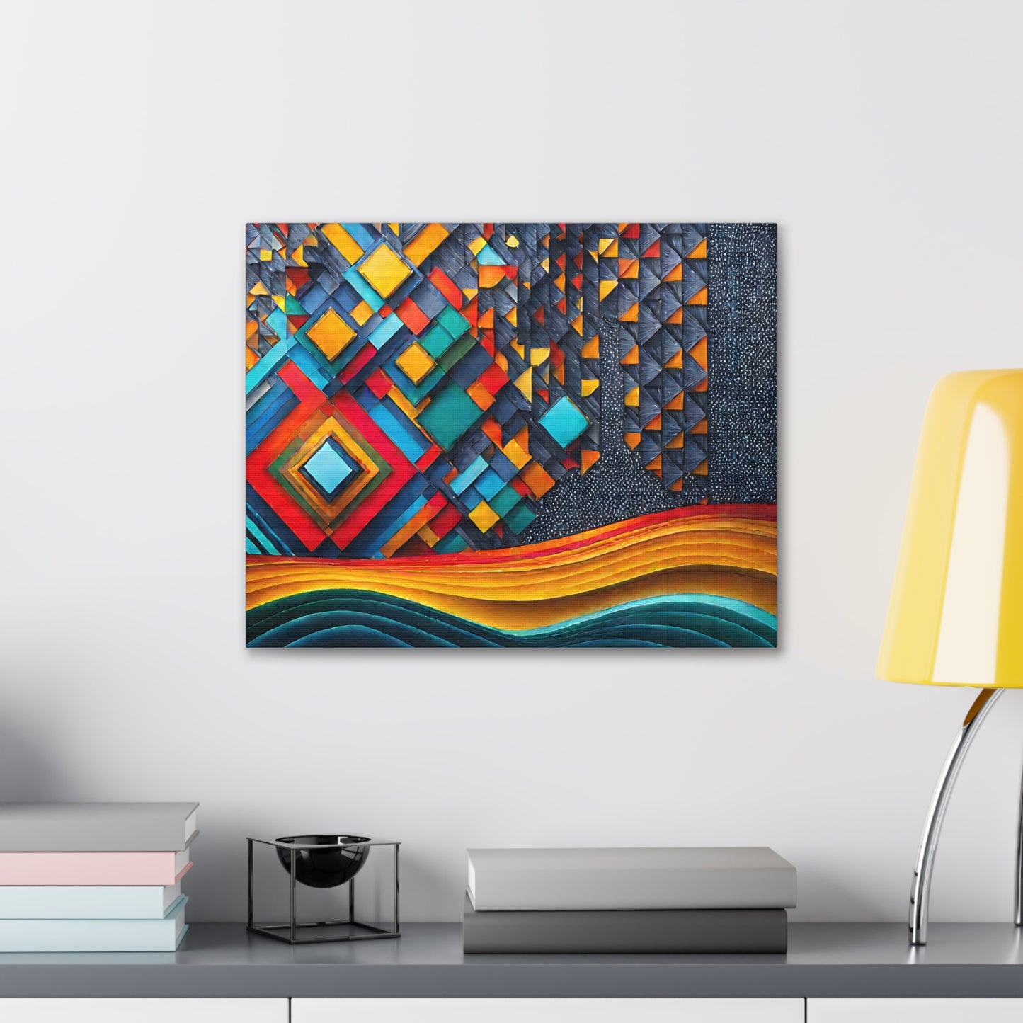 Celestial Currents: Abstract Wall Décor