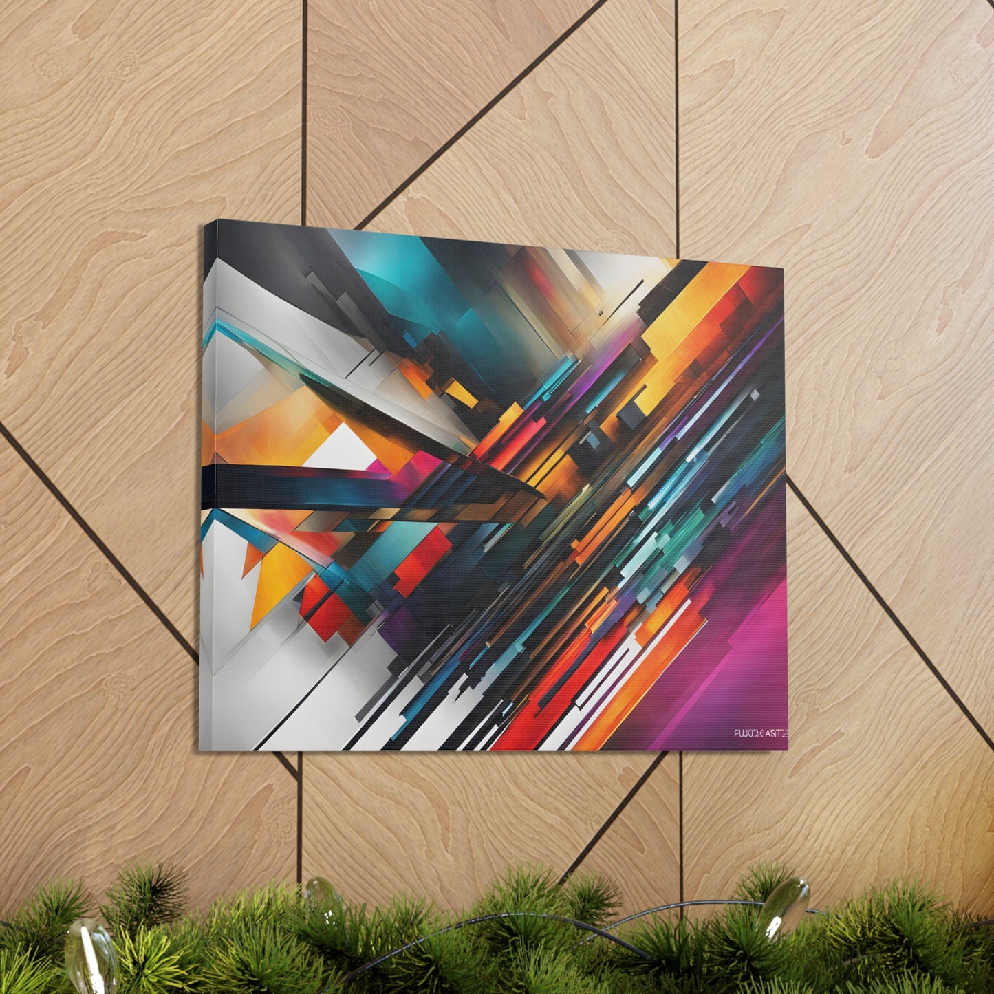 Celestial Glow: Abstract Wall Décor