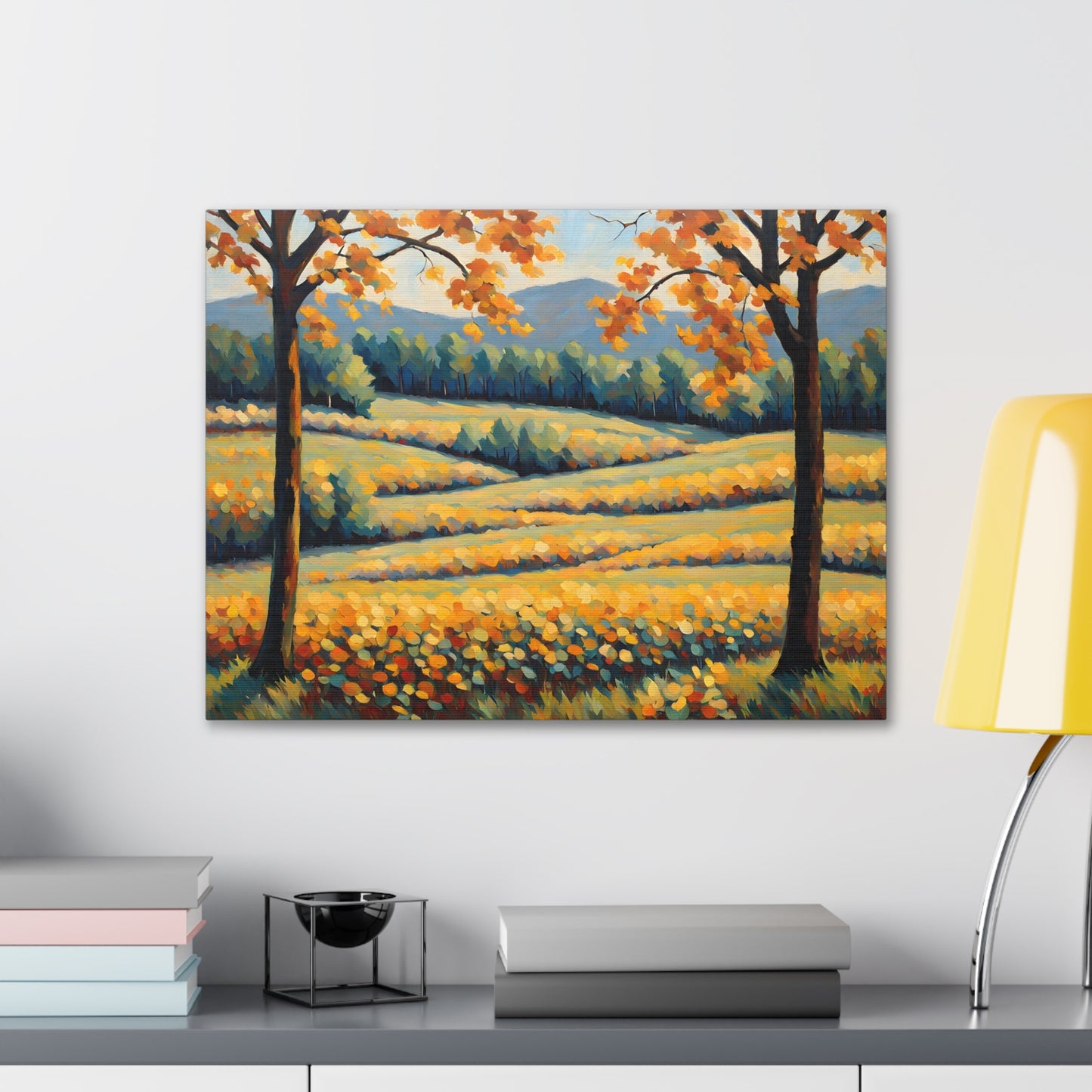 Whispering Valley: Classic Oil Painting Wall Décor