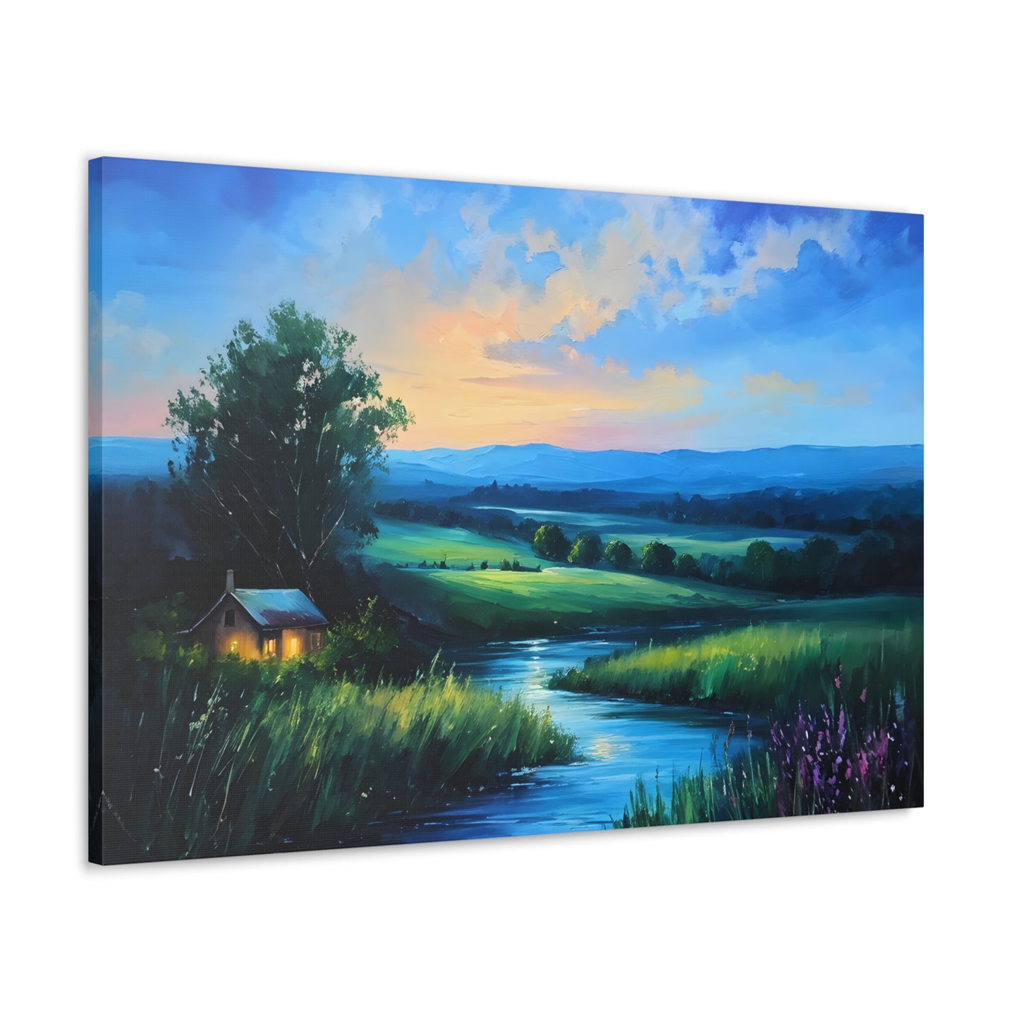 Tranquil Vista: Classic Oil Painting Wall Décor