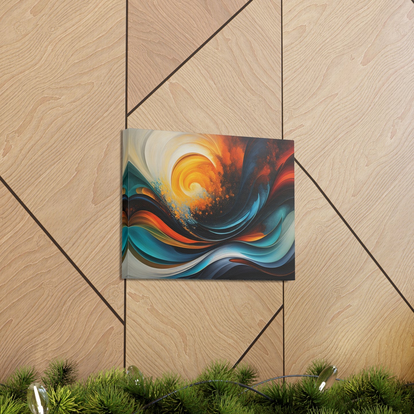 Starlit Spectrum: Abstract Wall Décor