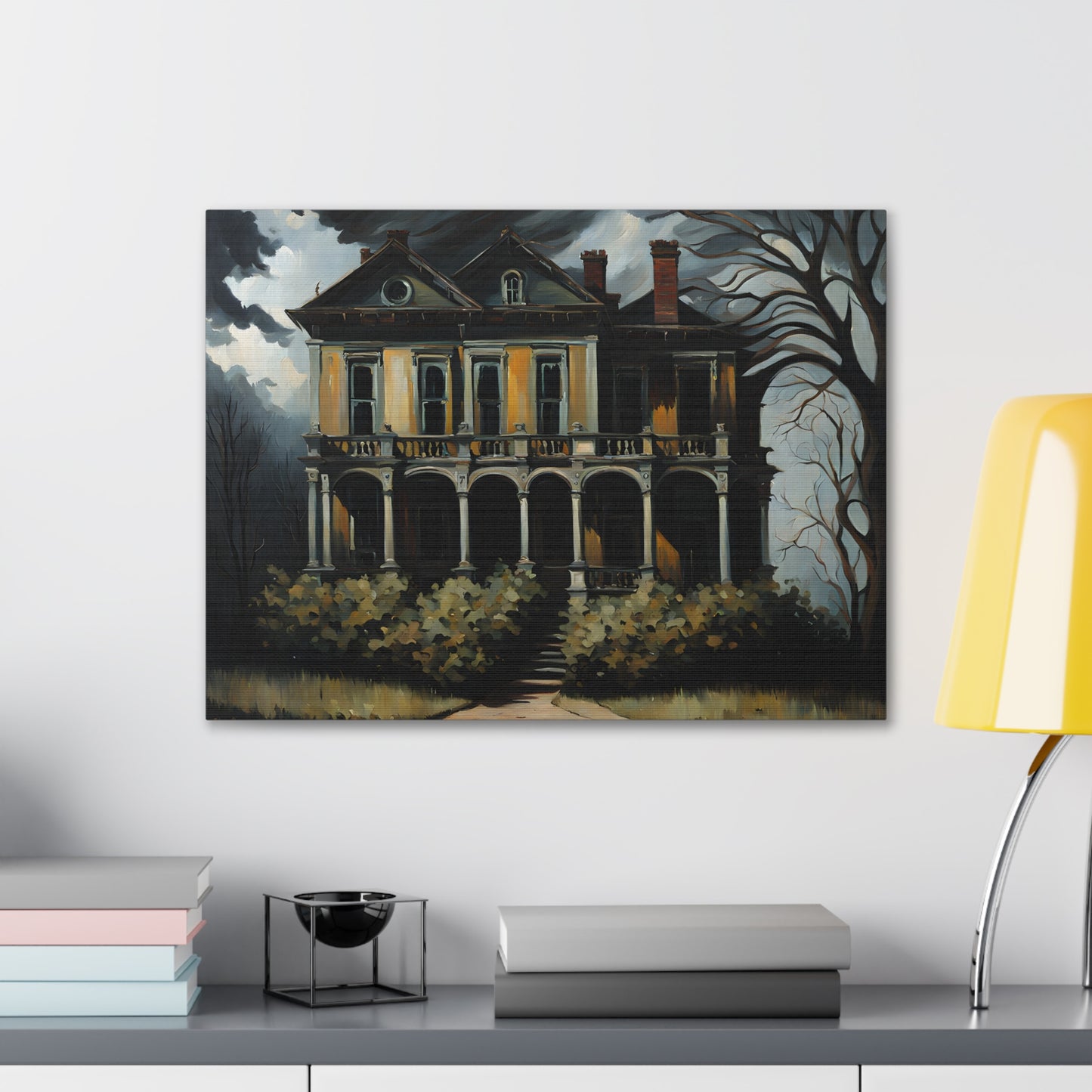 Morning Mist: Classic Oil Painting Wall Décor