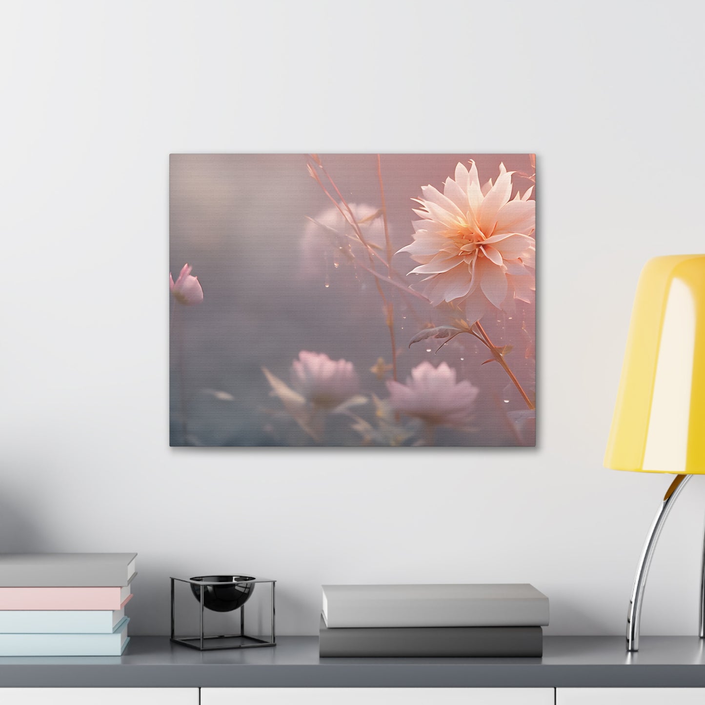 Pink Aura: Floral Wall Décor