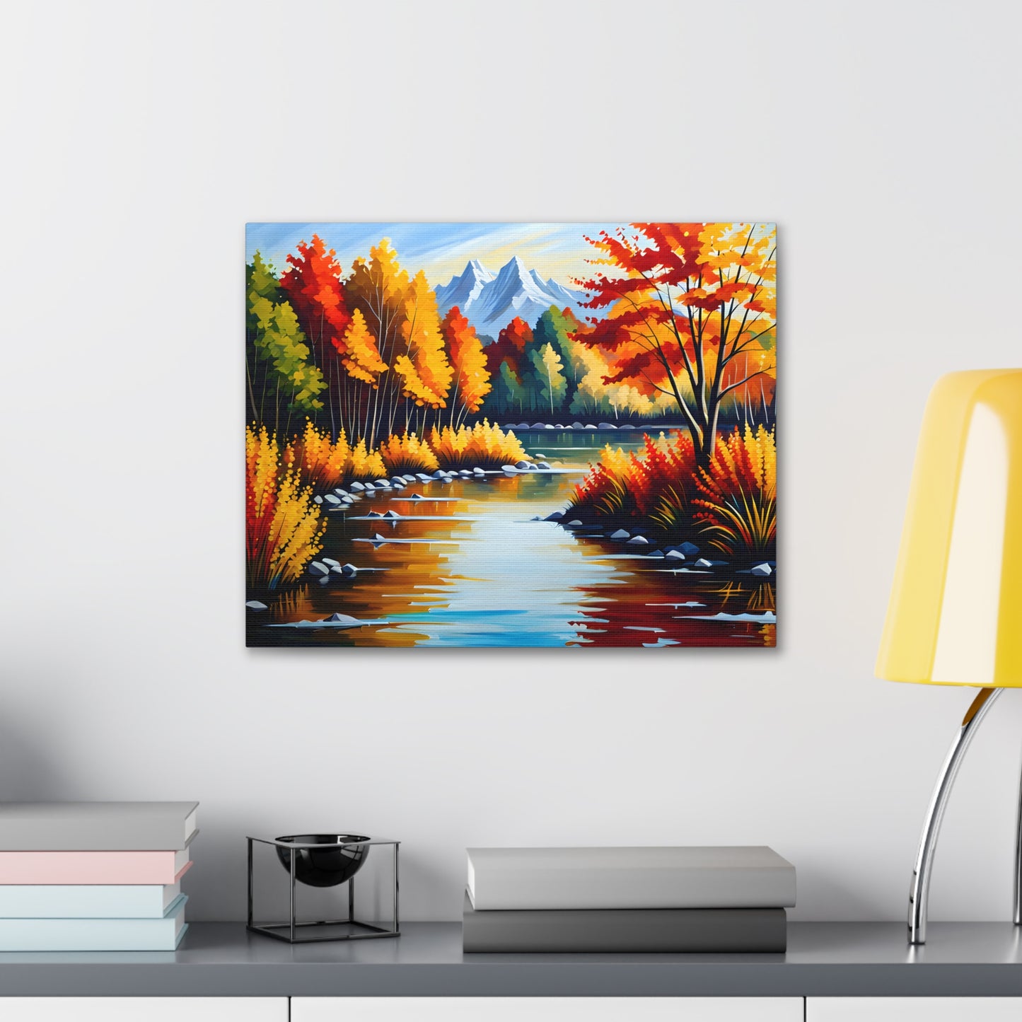 Autumn Hues: Classic Oil Painting Wall Décor