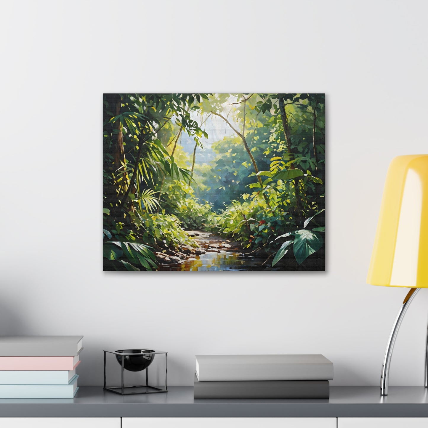 Vibrant Jungle: Classic Oil Painting Wall Décor