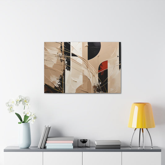 Serene Beauty: Abstract Beige Wall Décor