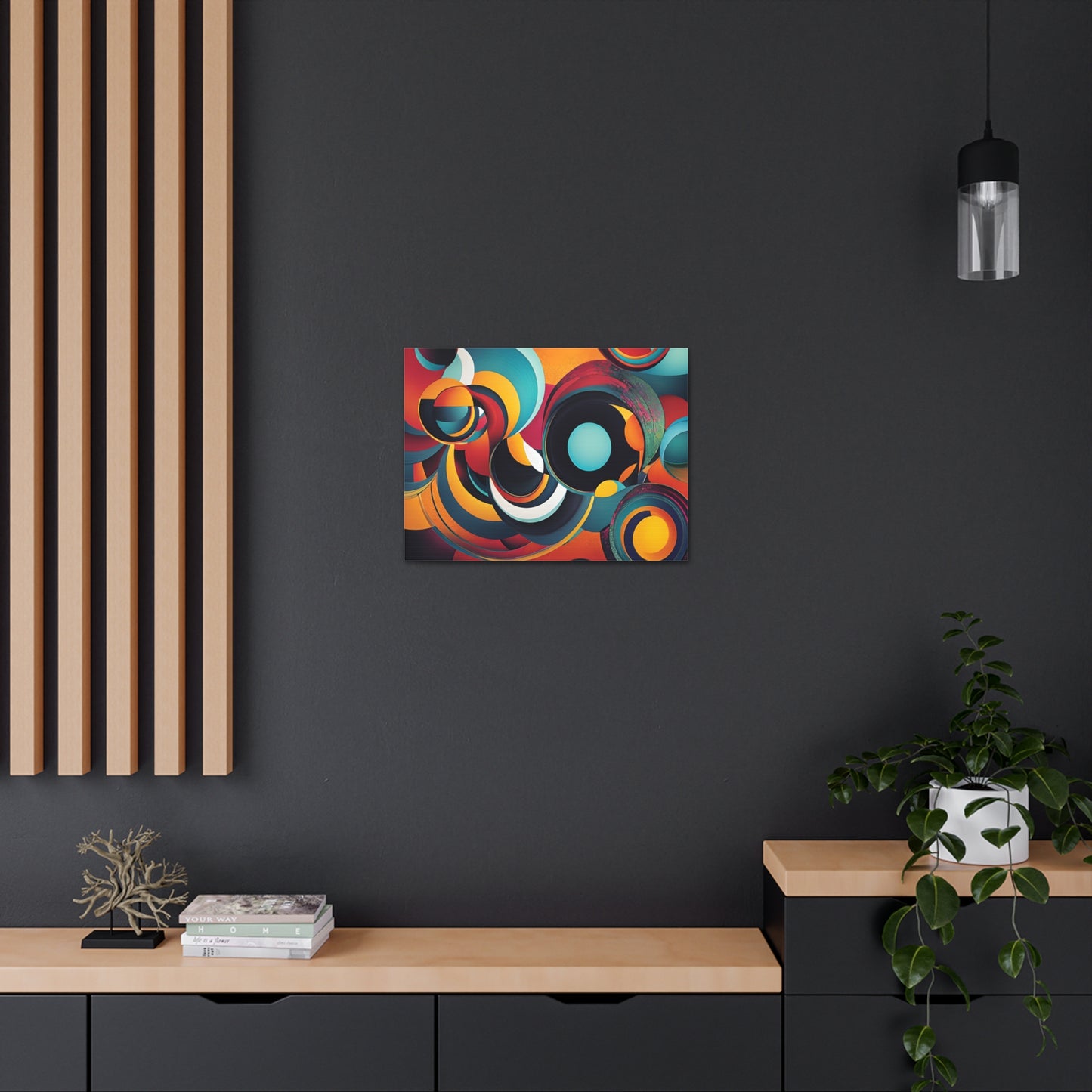 Infinite Whirl: Abstract Wall Décor