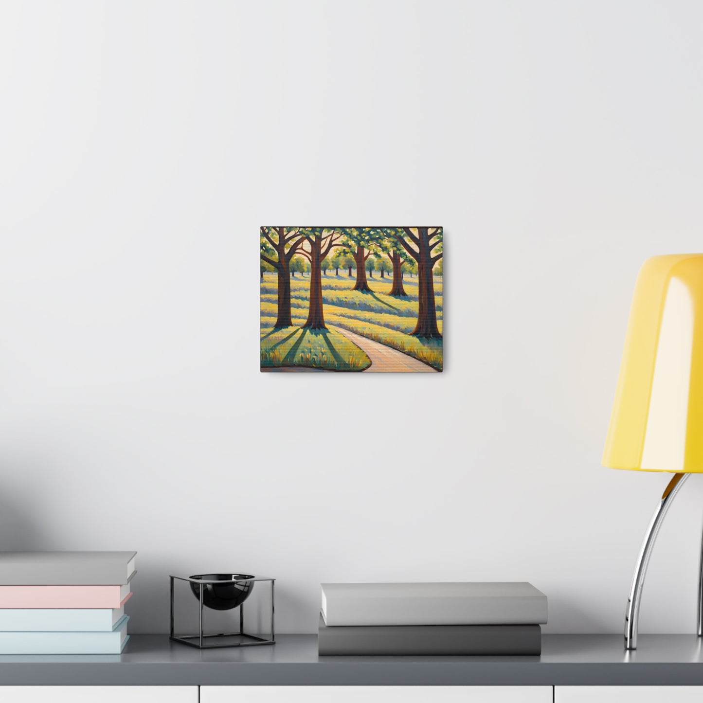 Tranquil Countryside: Classic Oil Painting Wall Décor