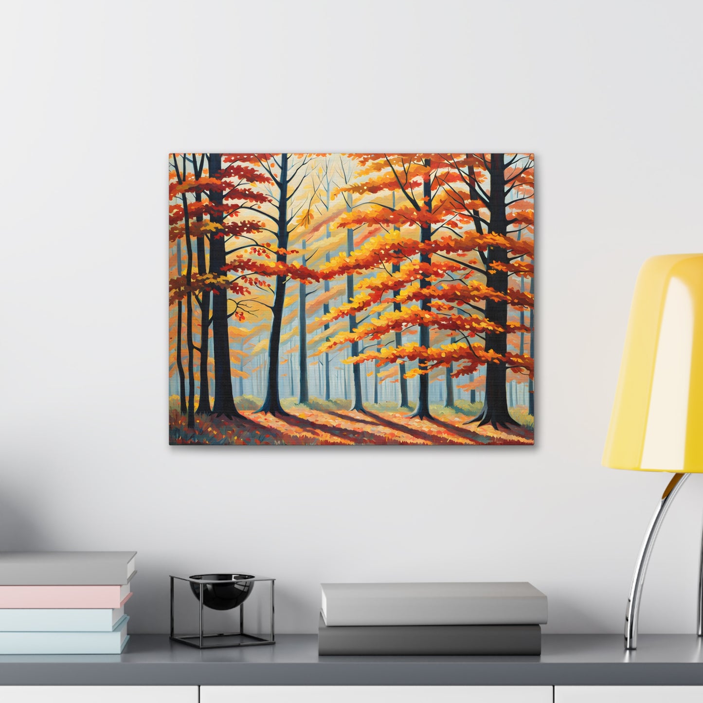 Autumn Hues: Classic Oil Painting Wall Décor