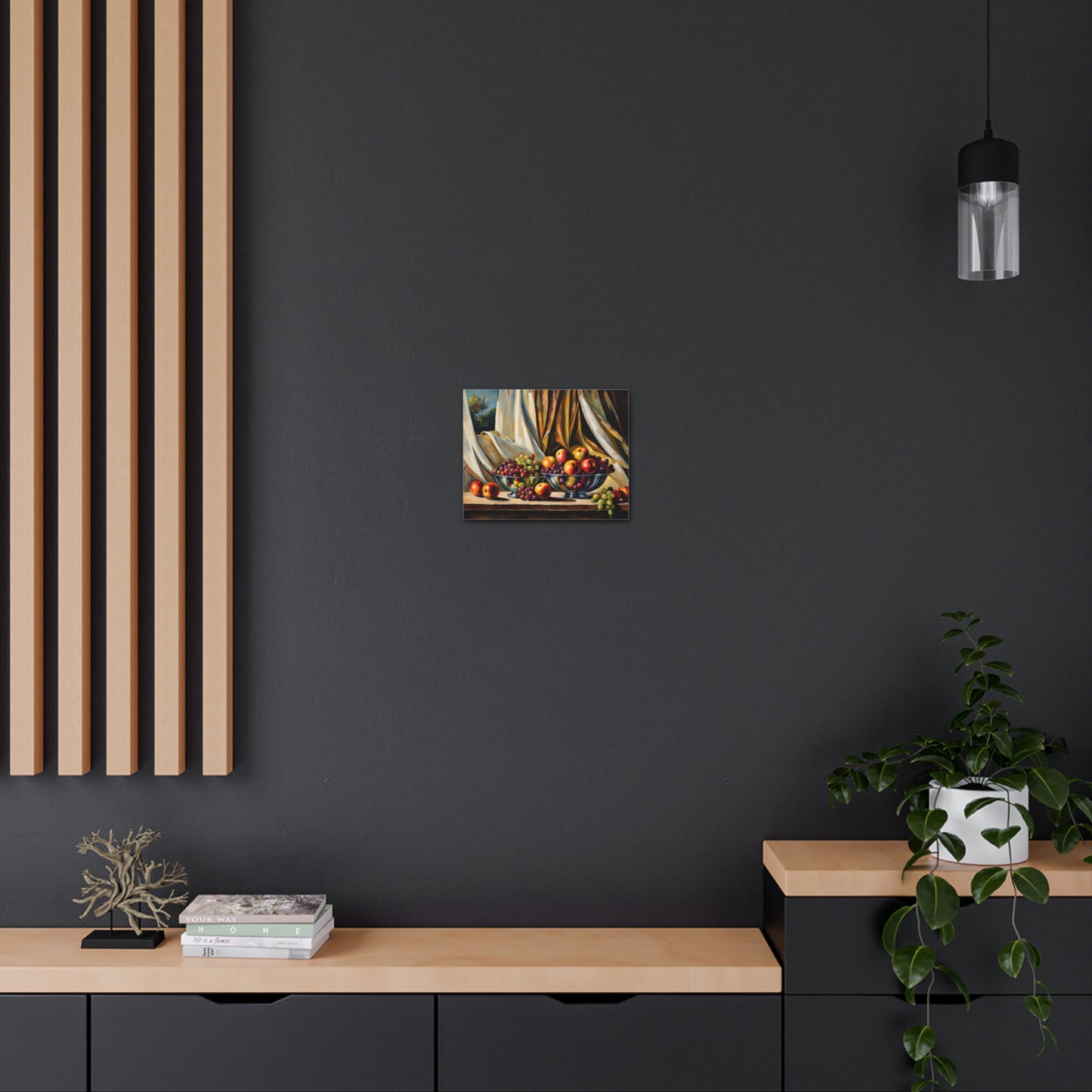 Fruitful Lunch: Classic Oil Painting Wall Décor