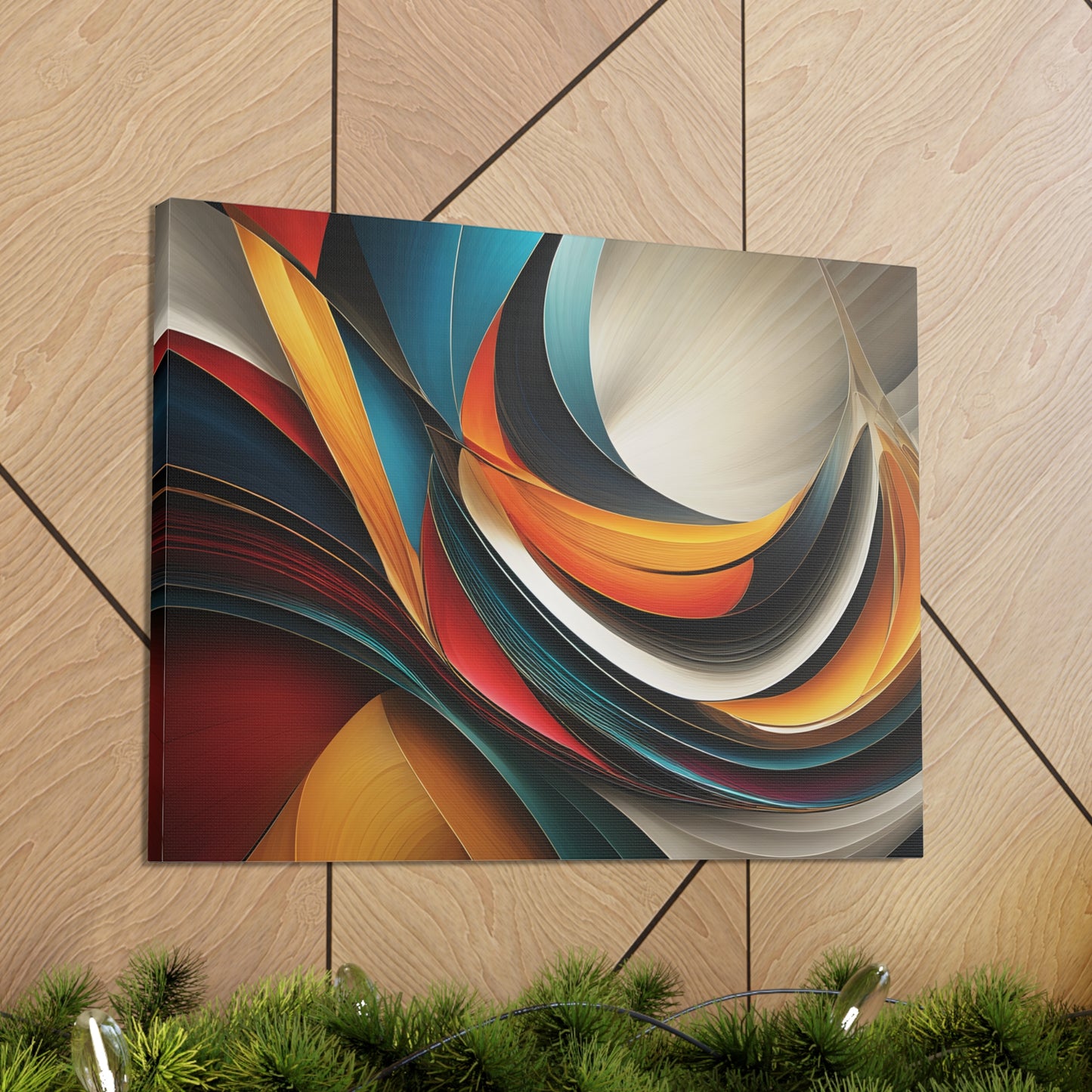 Ethereal Waves: Abstract Wall Décor