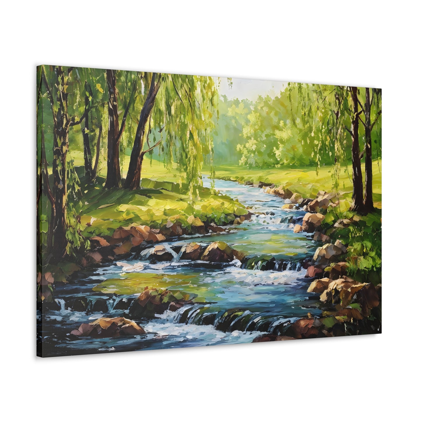 Whispering Glade: Classic Oil Painting Wall Décor