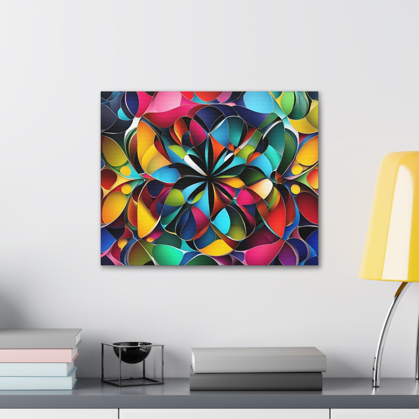 Crystal Serenade: Abstract Wall Décor