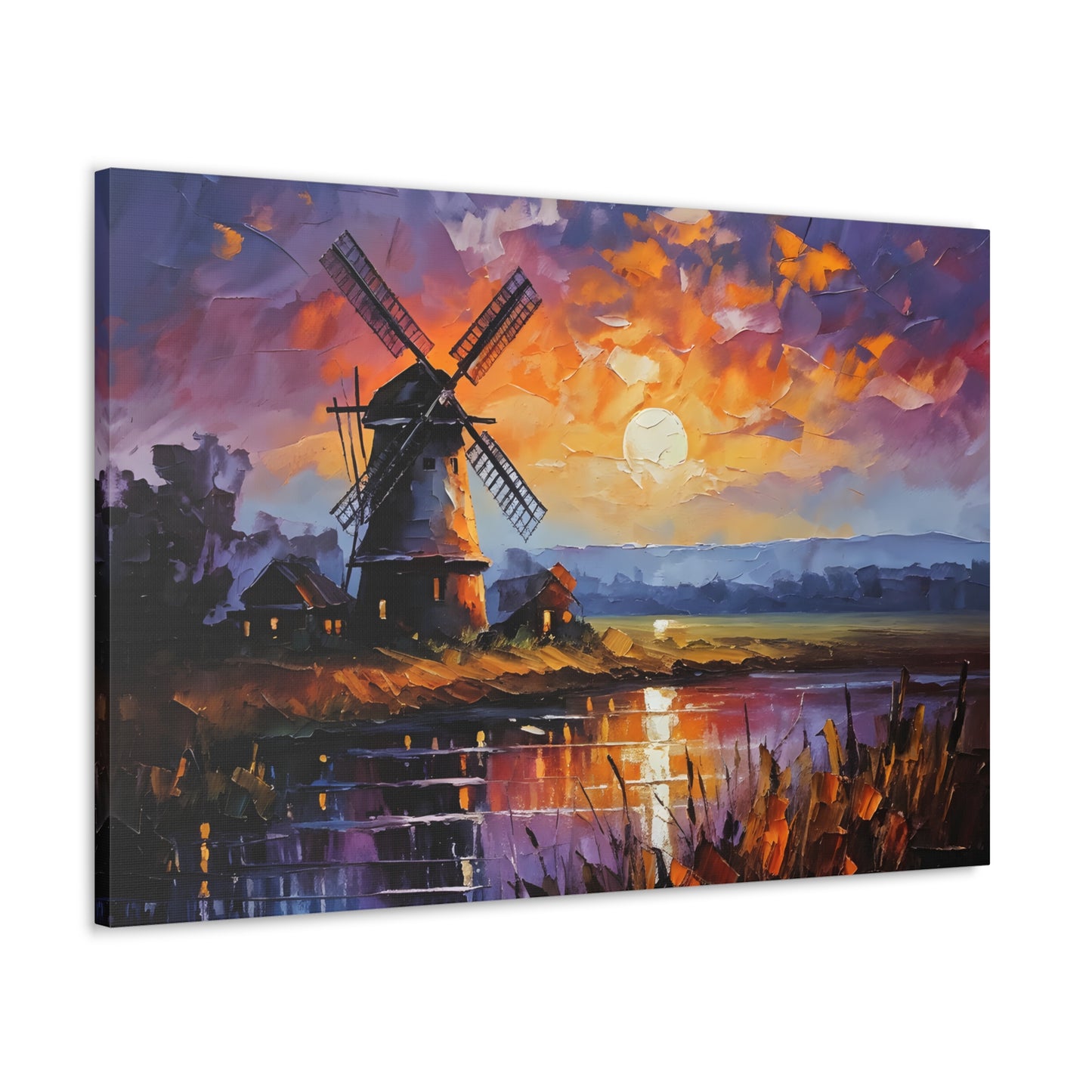 Verdant Horizon: Classic Oil Painting Wall Décor