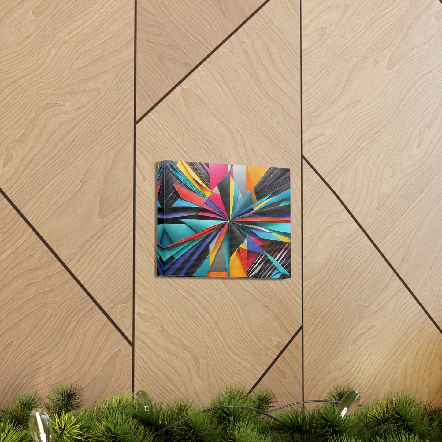 Prismatic Harmony: Abstract Wall Décor