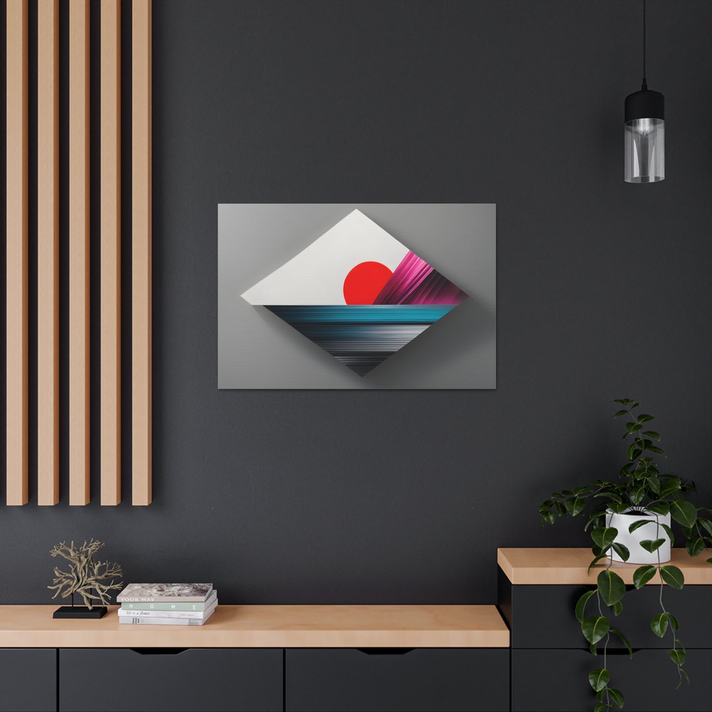 Prismatic Echoes: Abstract Wall Décor