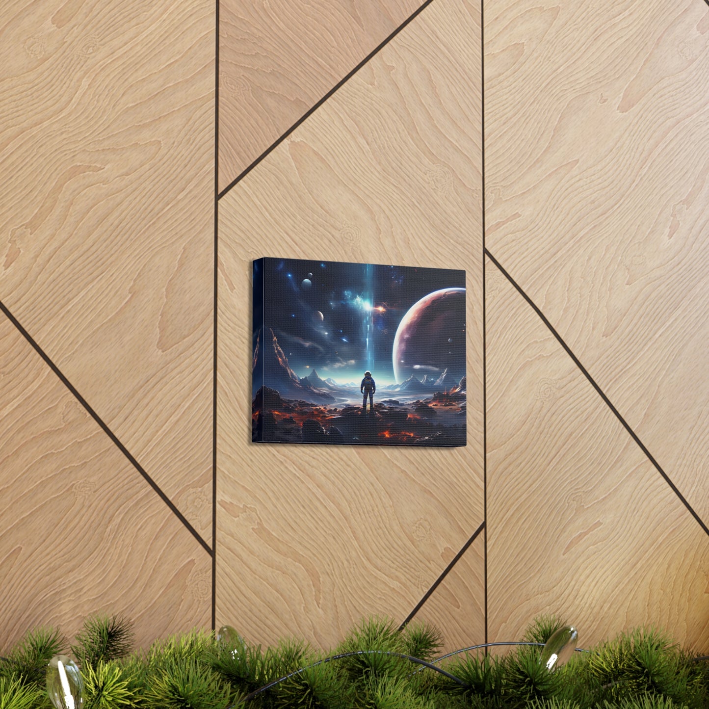 Astronaut's Journey: Space Wall Décor