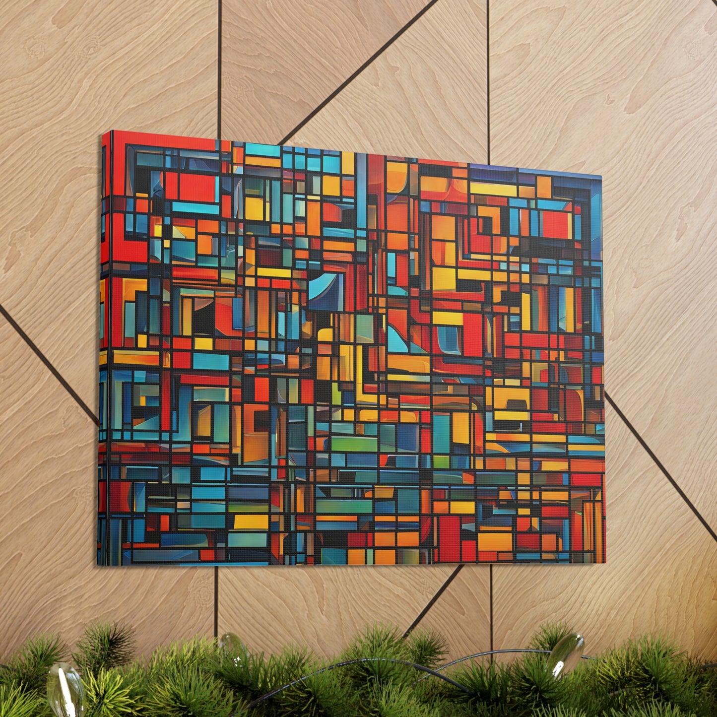 Chromatic Field: Abstract Wall Décor