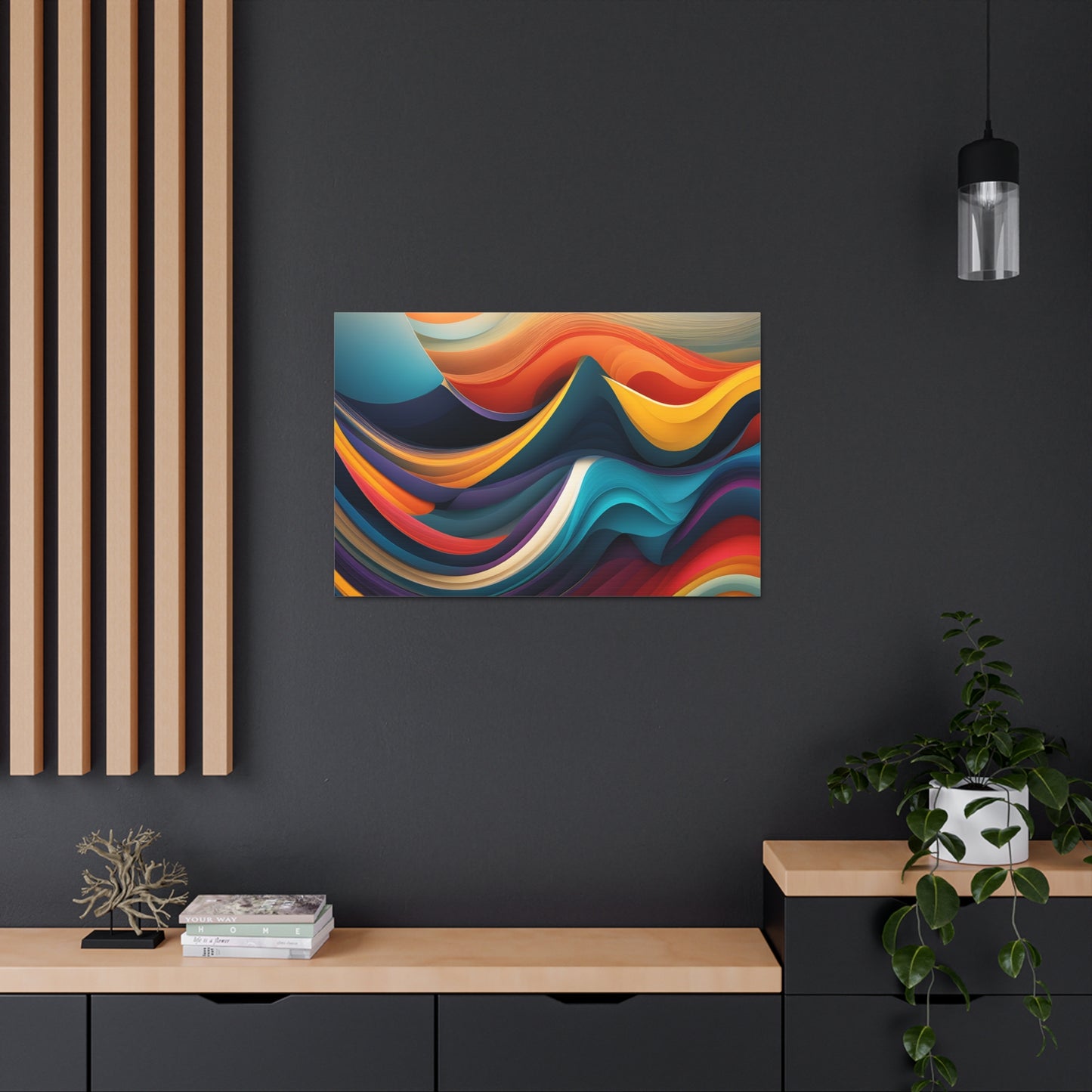 Chromatic Symphony: Abstract Wall Décor