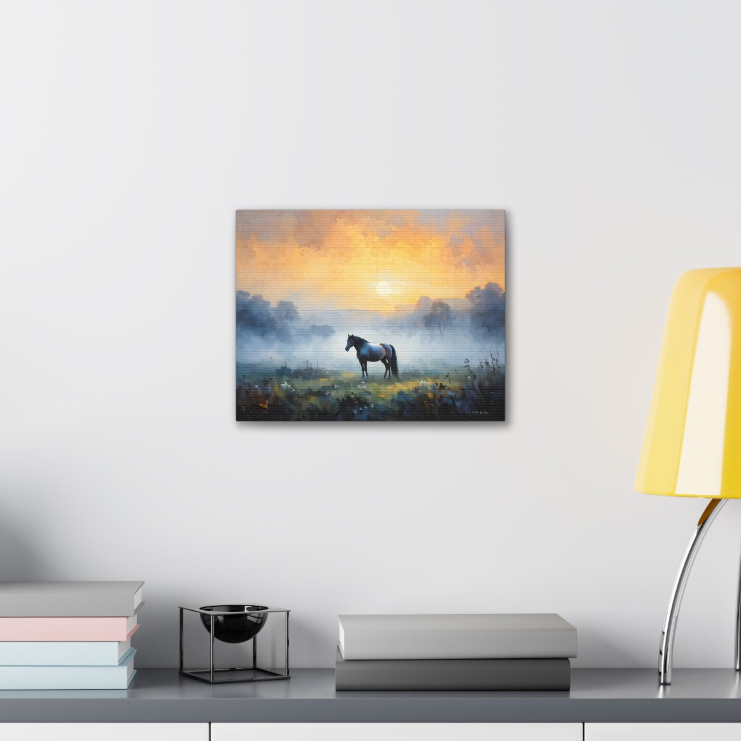 Tranquil Meadows: Classic Oil Painting Wall Décor