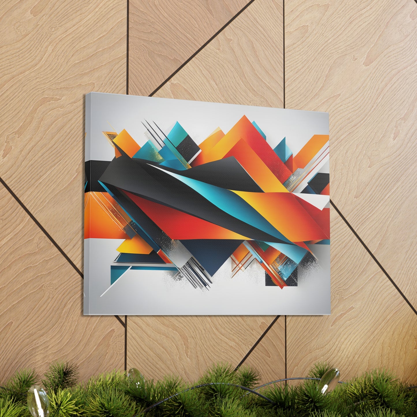 Serene Fields: Abstract Wall Décor