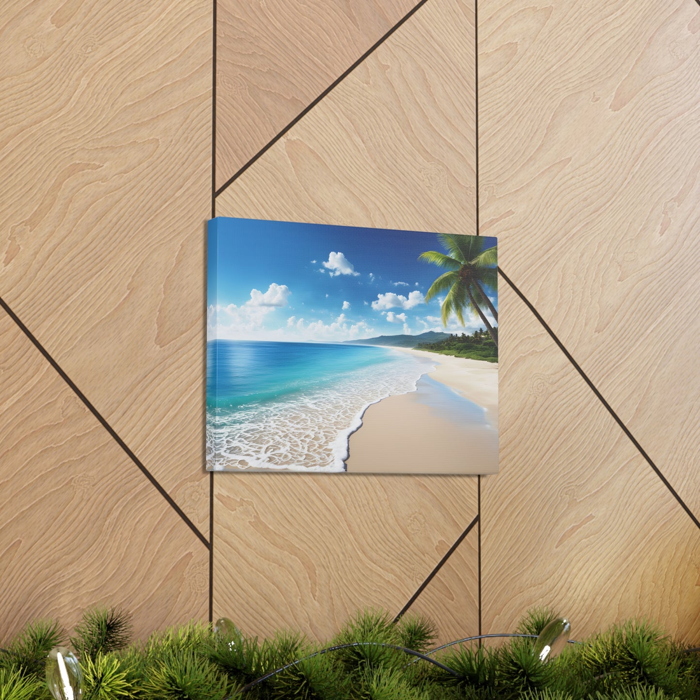 Golden Sands Serenity: Beach Wall Décor