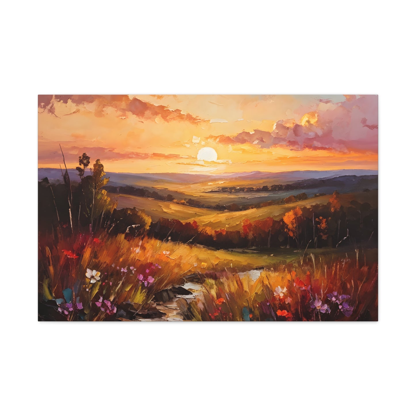 Enchanted Horizon: Classic Oil Painting Wall Décor