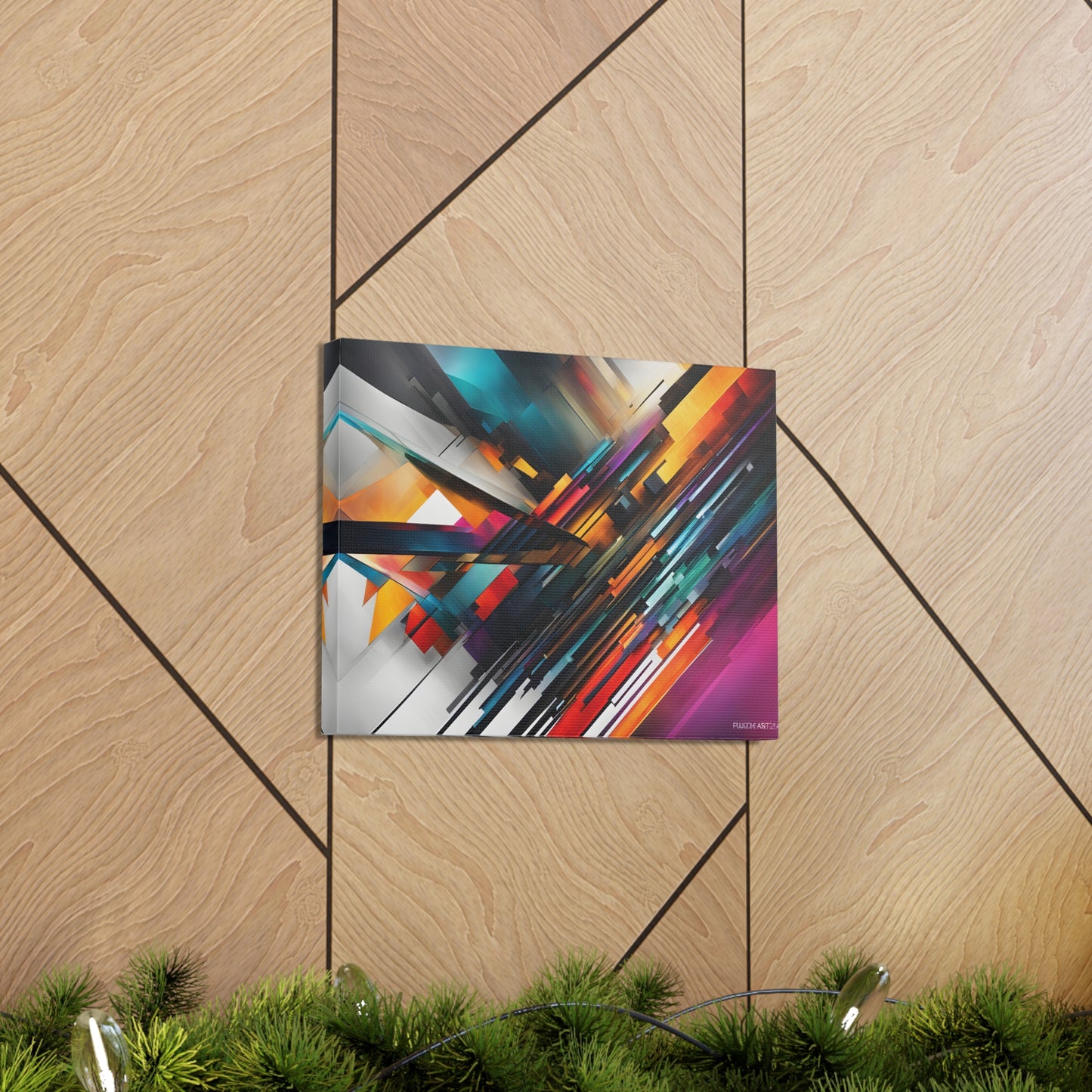 Celestial Glow: Abstract Wall Décor