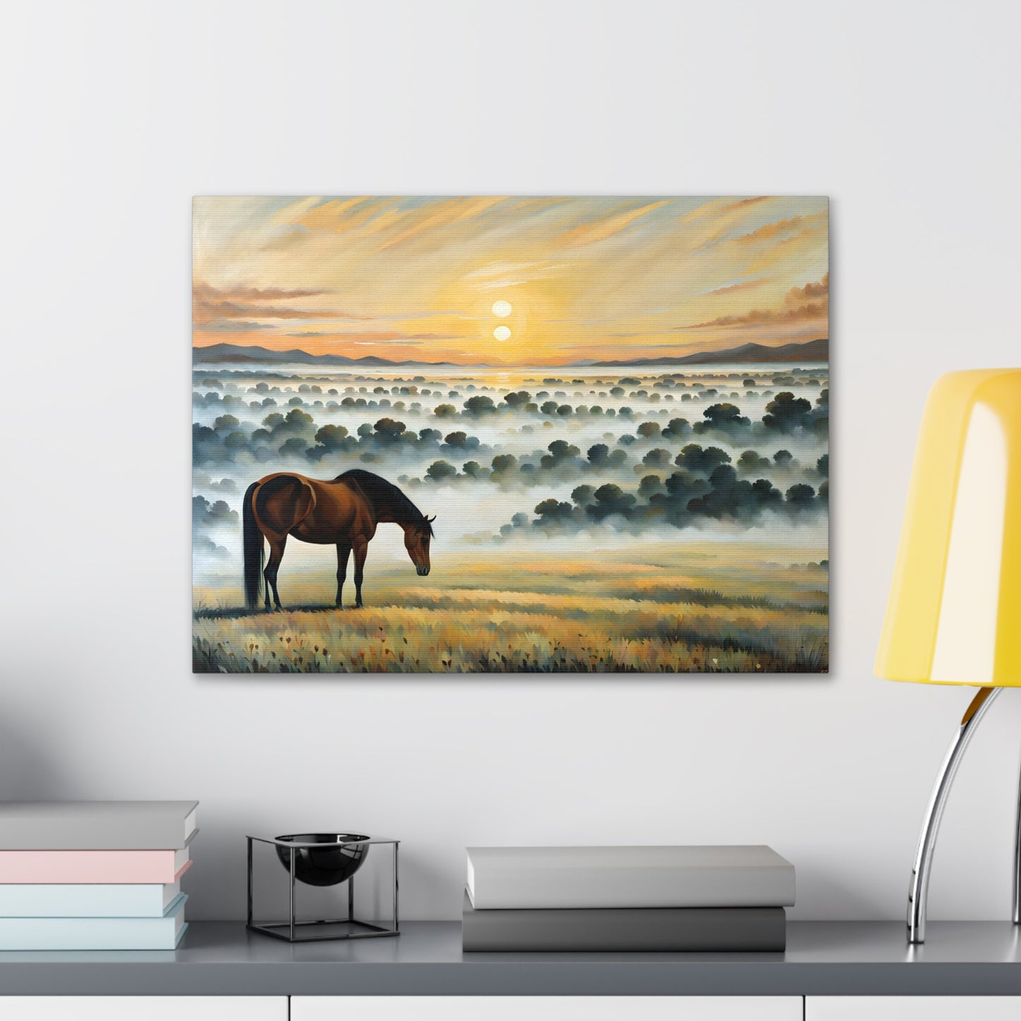 Radiant View: Classic Oil Painting Wall Décor