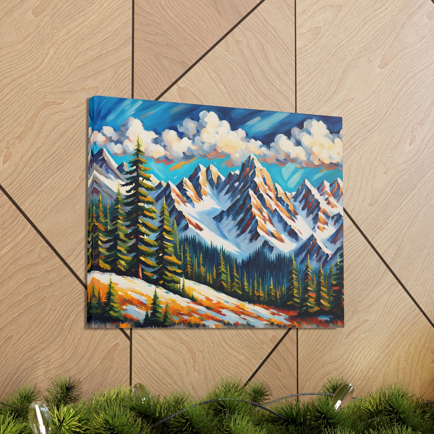 Rolling Clouds: Classic Oil Painting Wall Décor