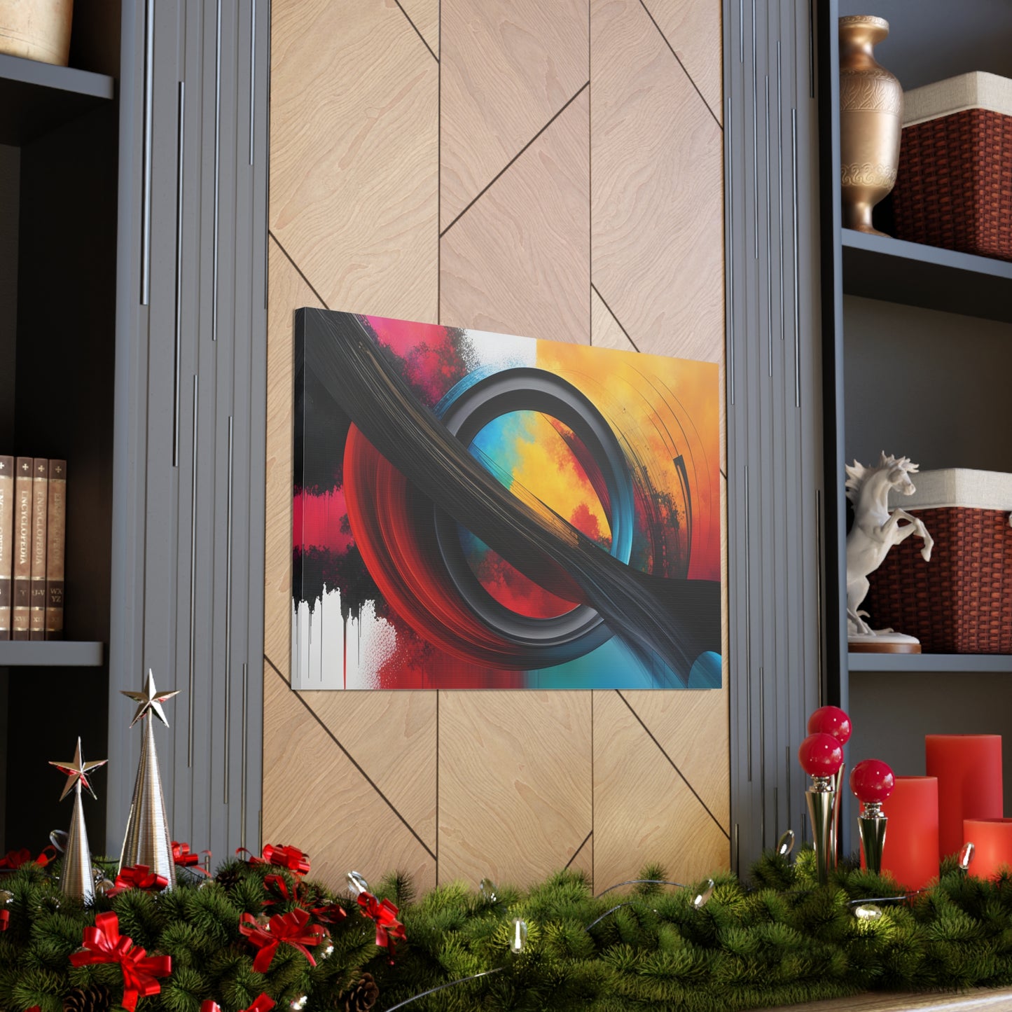 Radiant Odyssey: Abstract Wall Décor