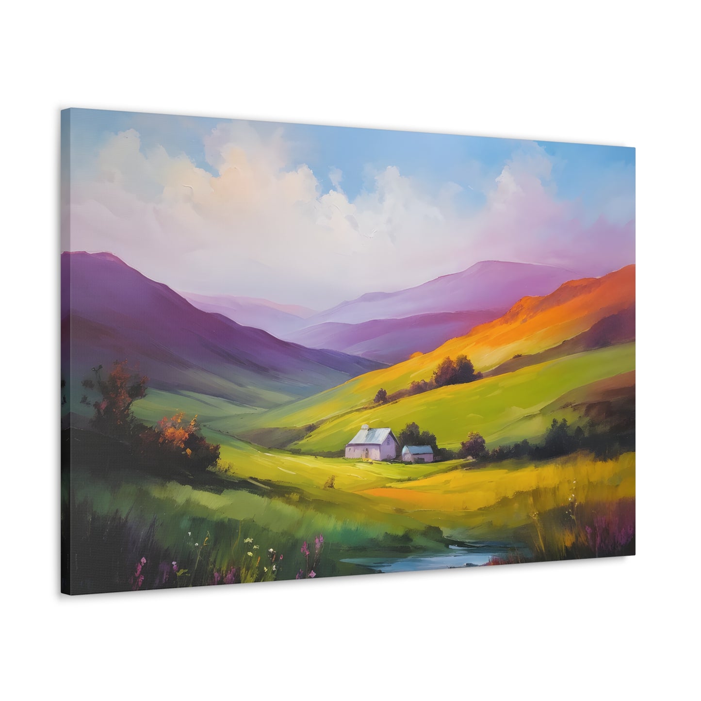 Enchanted View: Classic Oil Painting Wall Décor